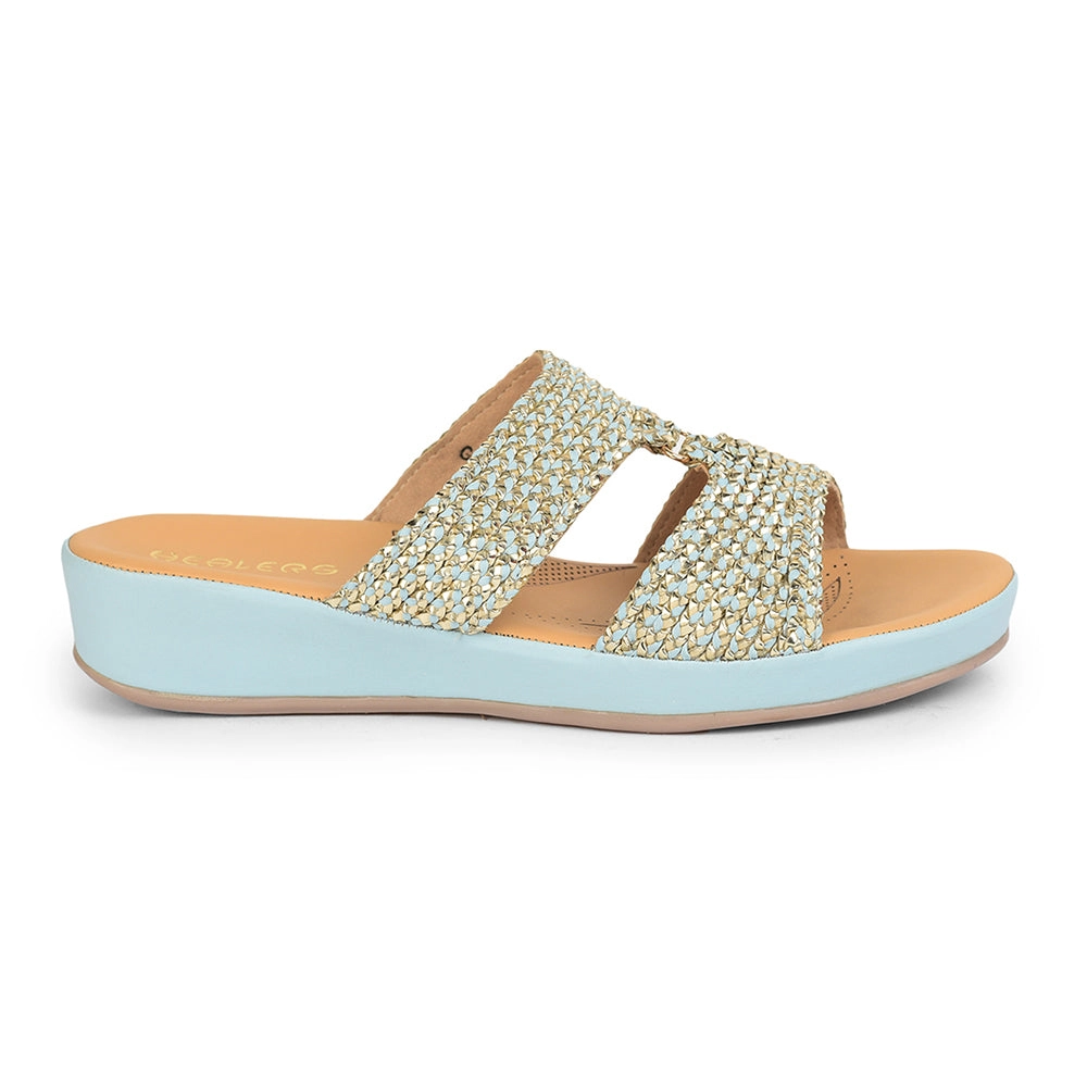 Healers Casual (S.Blue) Slippers For Ladies GF-03 By Liberty