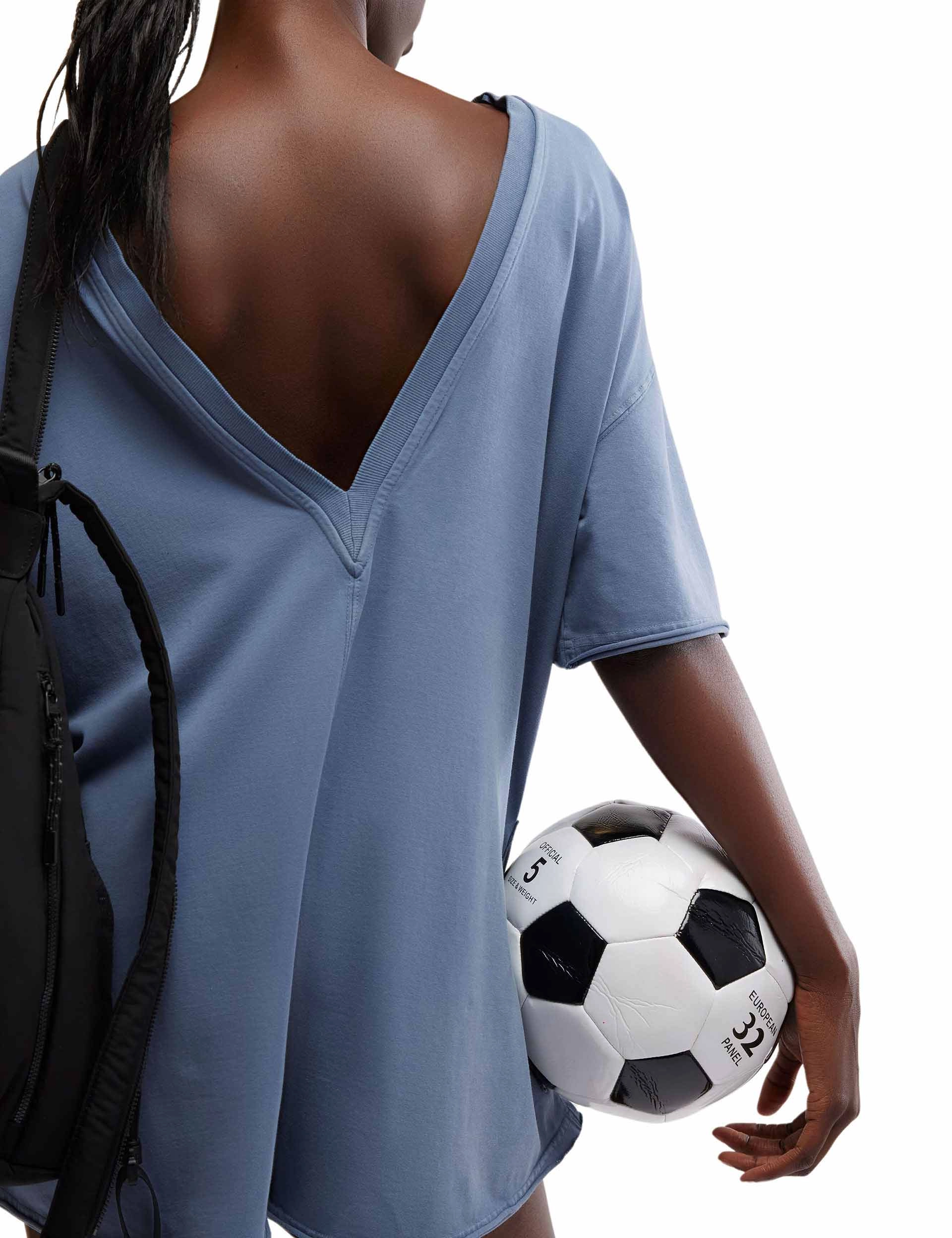 Hot Shot Tee Romper - Skyline