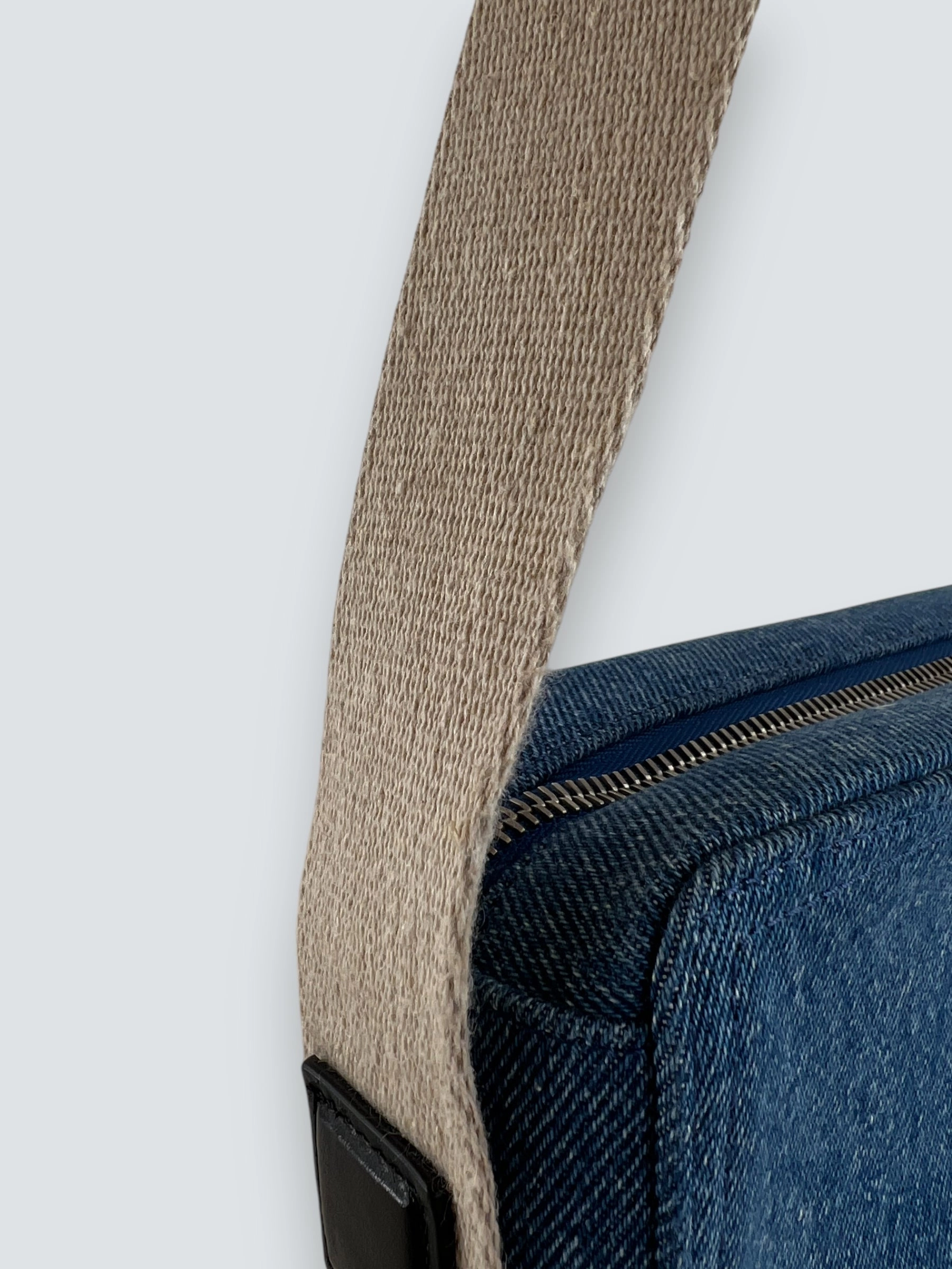 Jacquemus Denim Le Cuerda Horizontal Shoulder Bag
