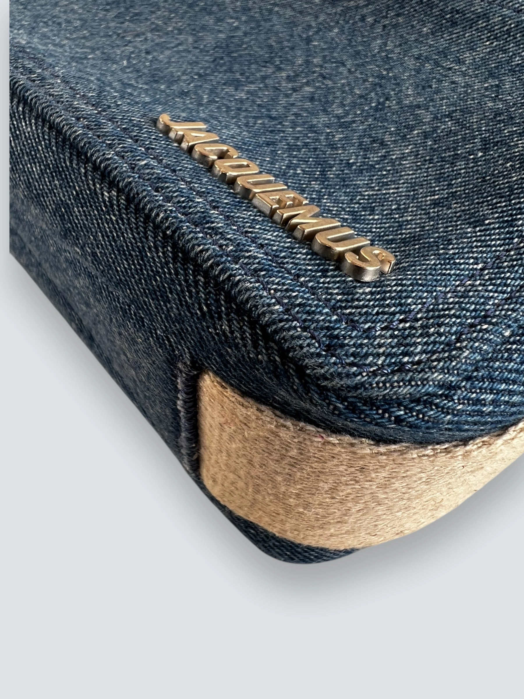 Jacquemus Denim Le Cuerda Horizontal Shoulder Bag