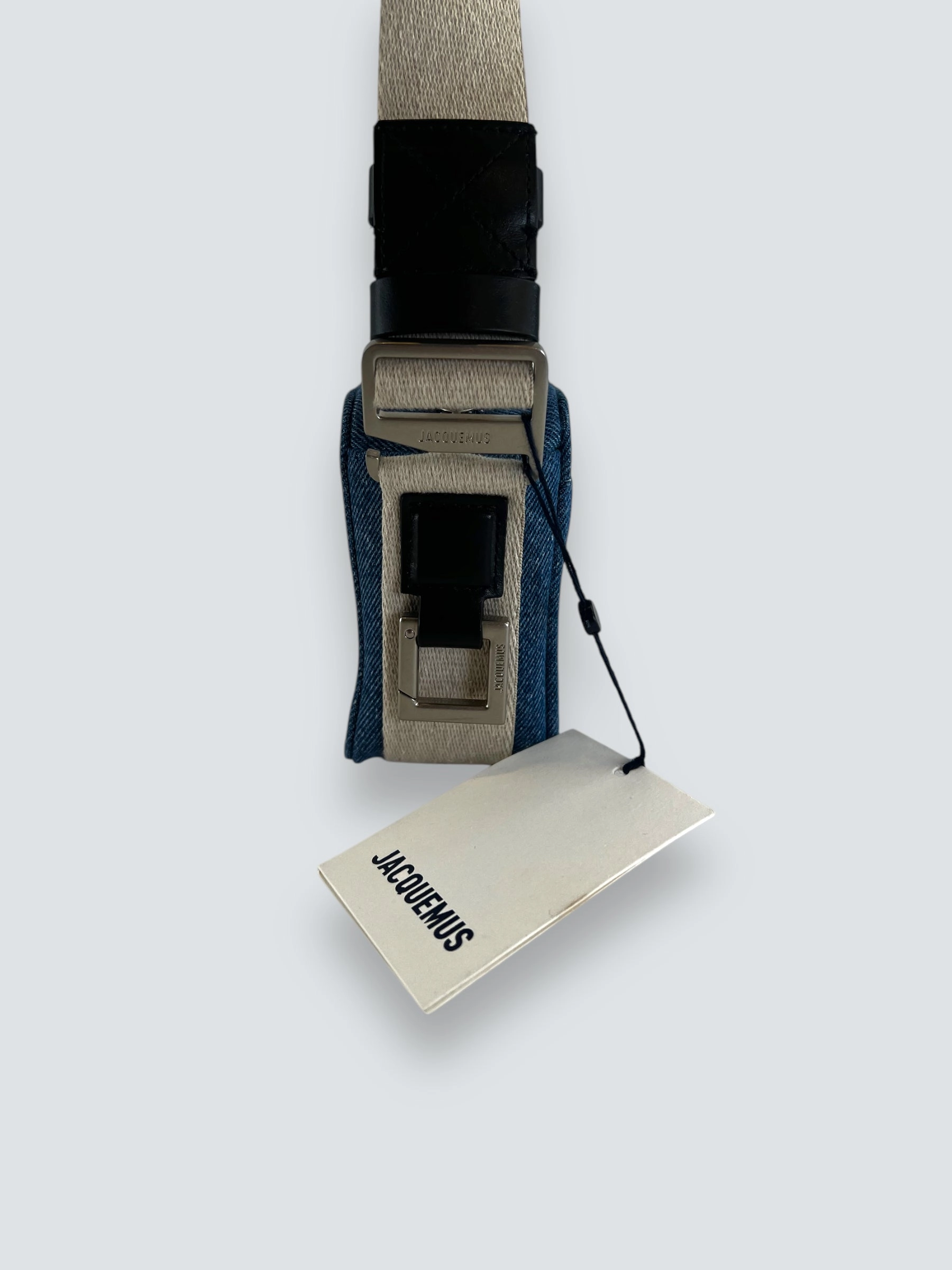 Jacquemus Denim Le Cuerda Horizontal Shoulder Bag