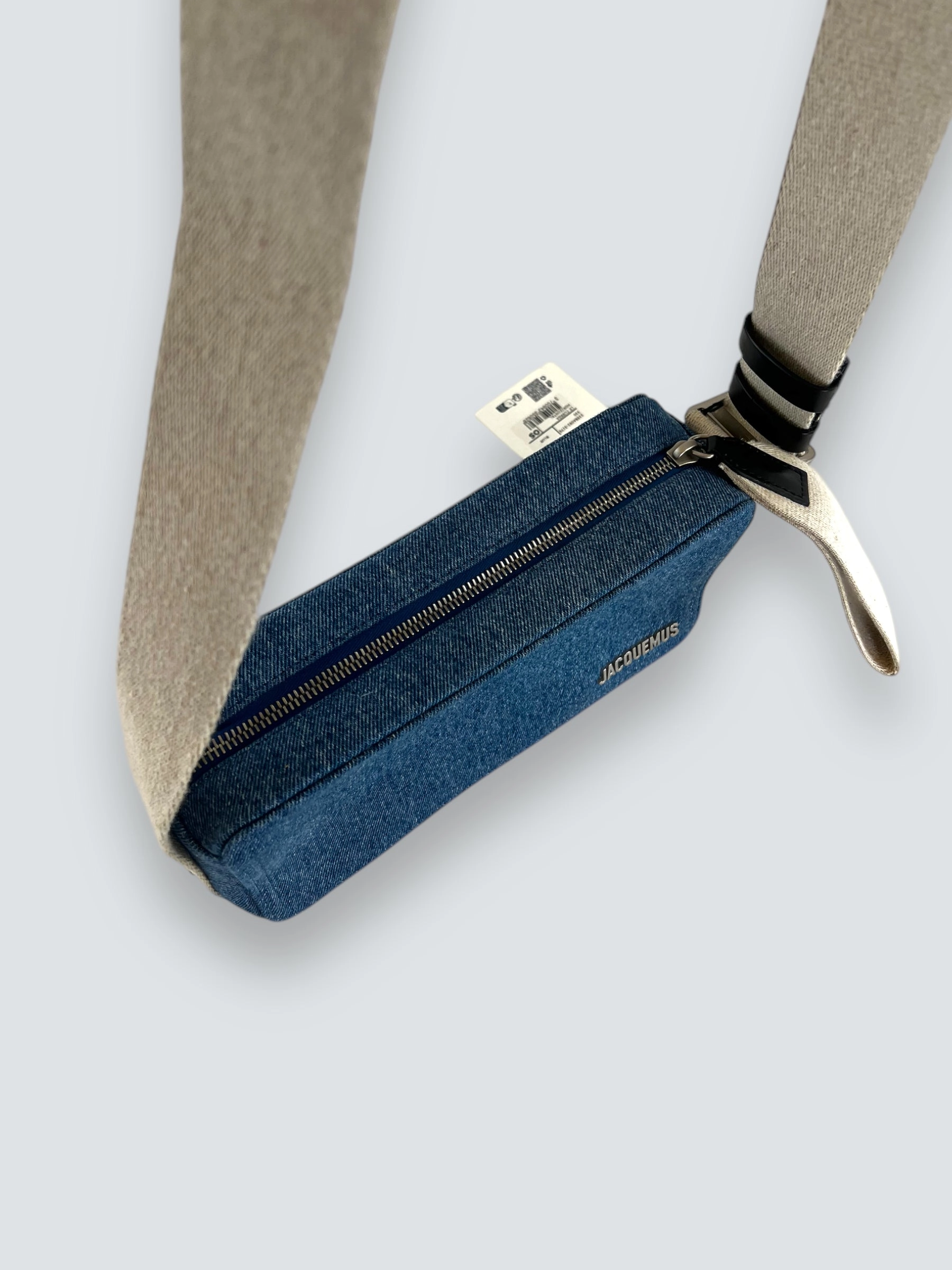 Jacquemus Denim Le Cuerda Horizontal Shoulder Bag