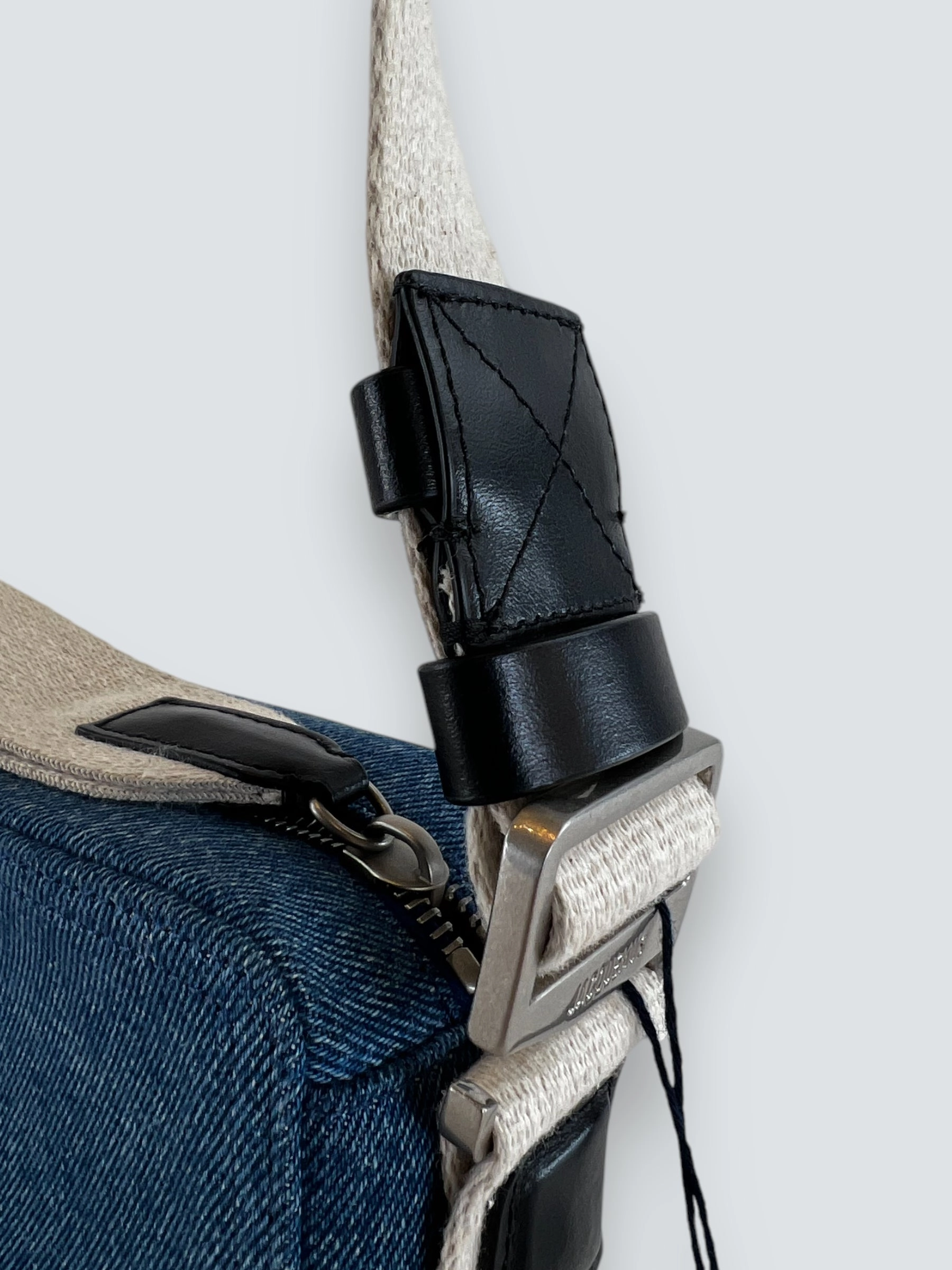 Jacquemus Denim Le Cuerda Horizontal Shoulder Bag