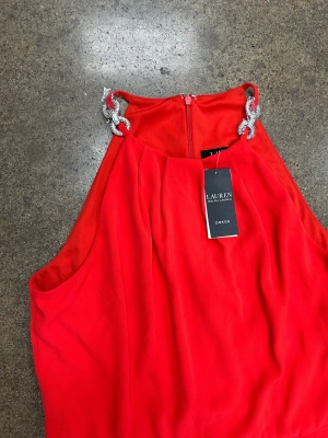 Jumpsuit By Lauren By Ralph Lauren In Red, Size:14