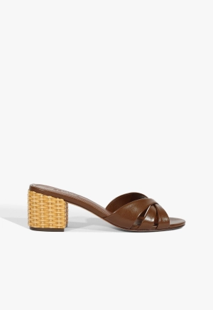 Keefa Straw Mule Sandal