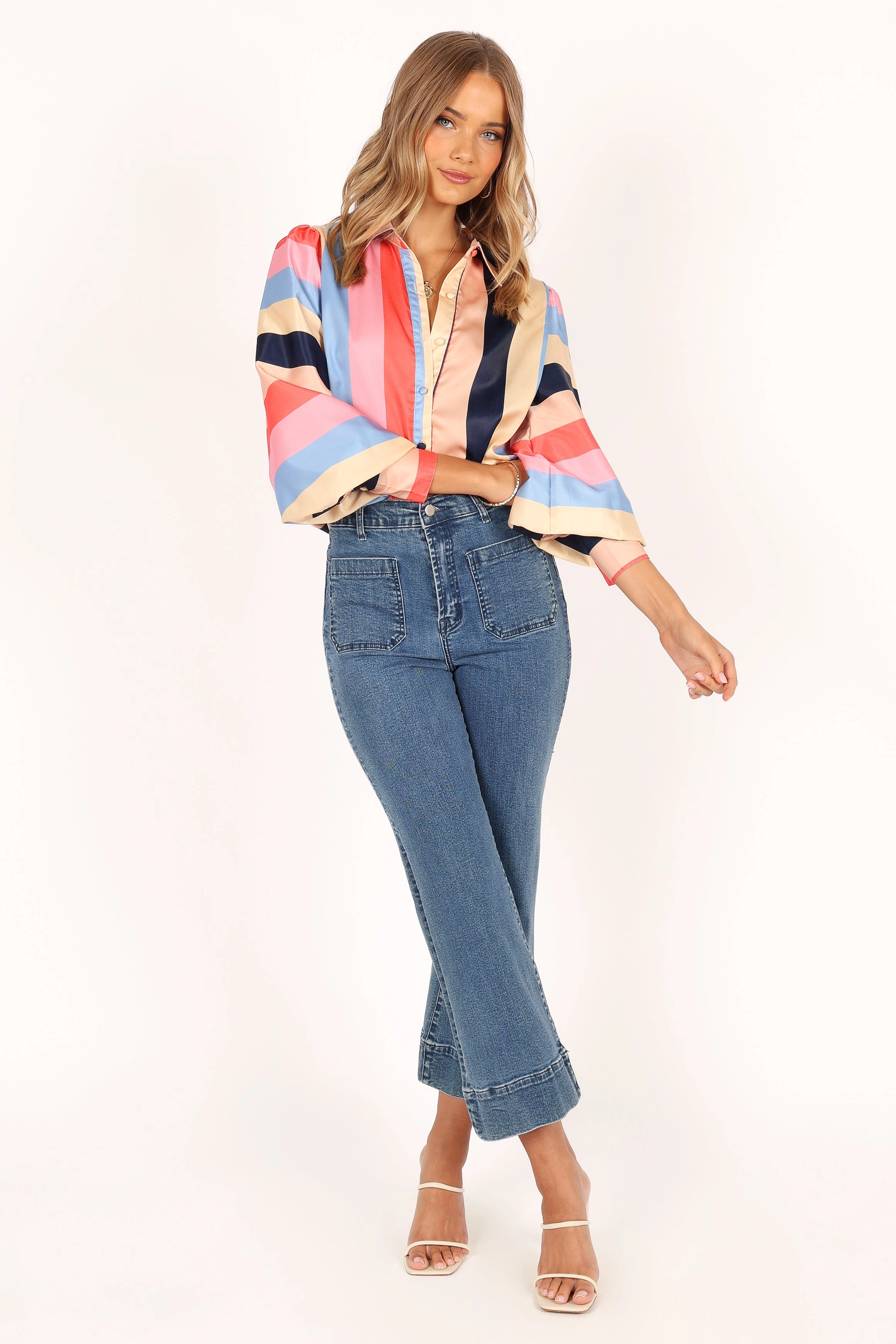 Kimmy Shirt - Multi Stripe