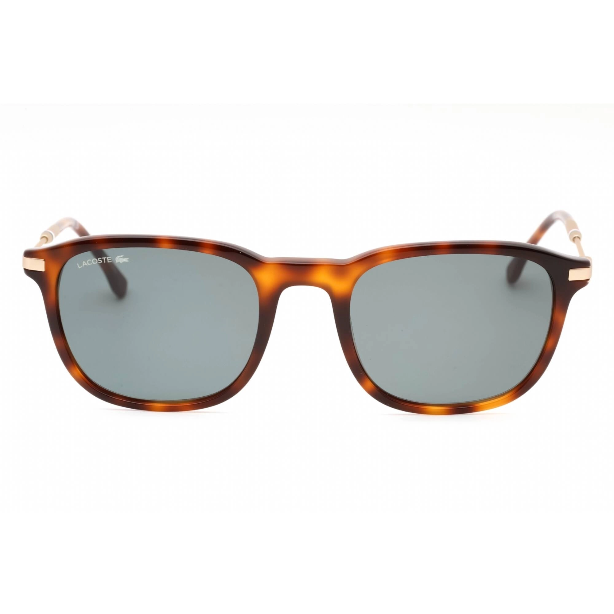 Lacoste Men's Sunglasses - Havana Plastic Square Frame Blue Green Lens | L992S 214