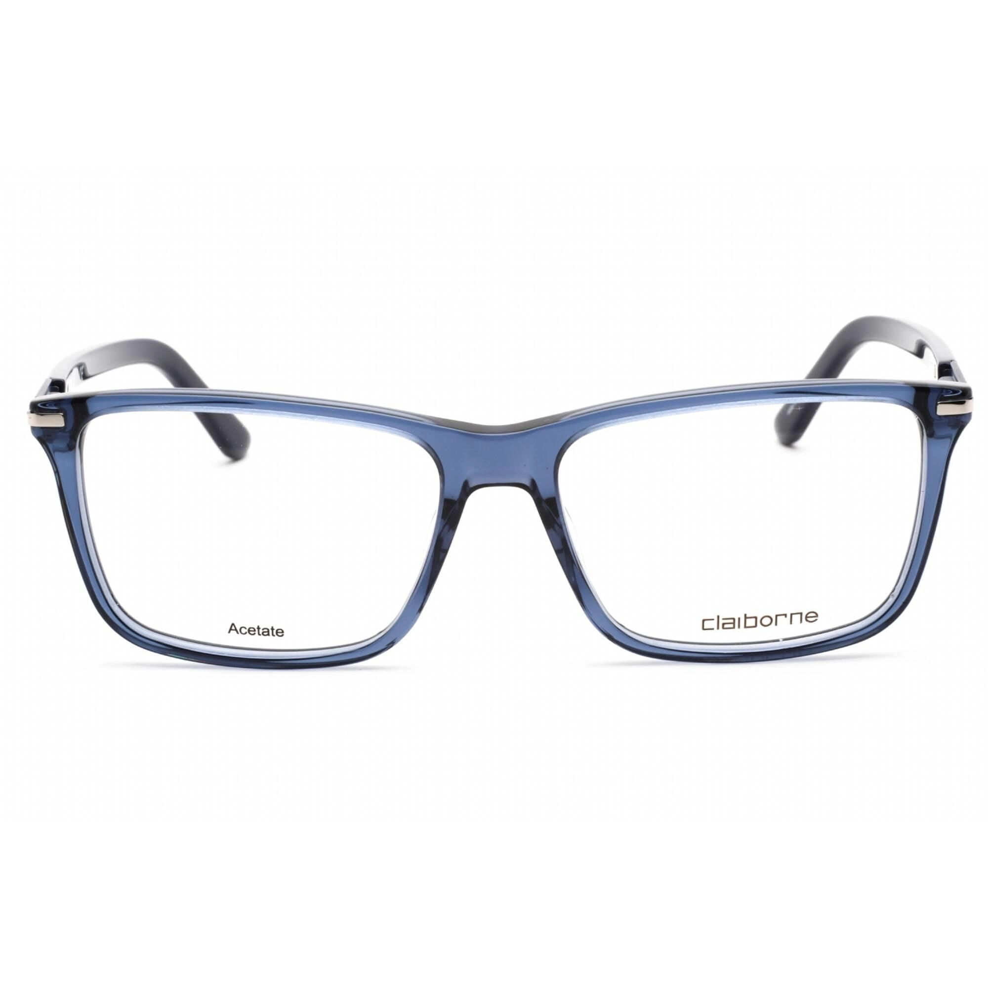 Liz Claiborne Men's Eyeglasses - Crystal Blue Rectangular Shape Frame | CB 318 0OXZ 00