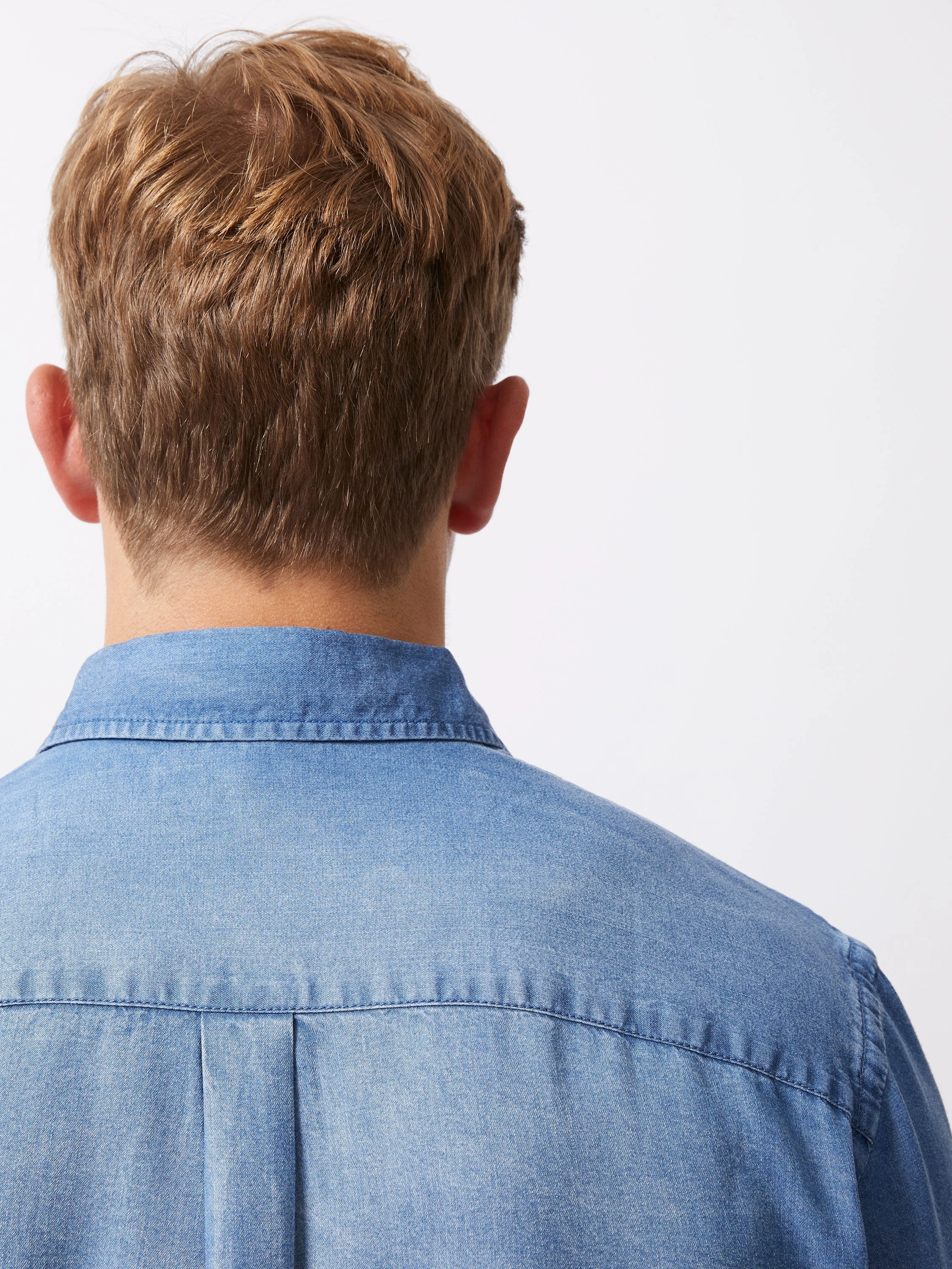 Long Sleeve Denim Lyocell Shirt