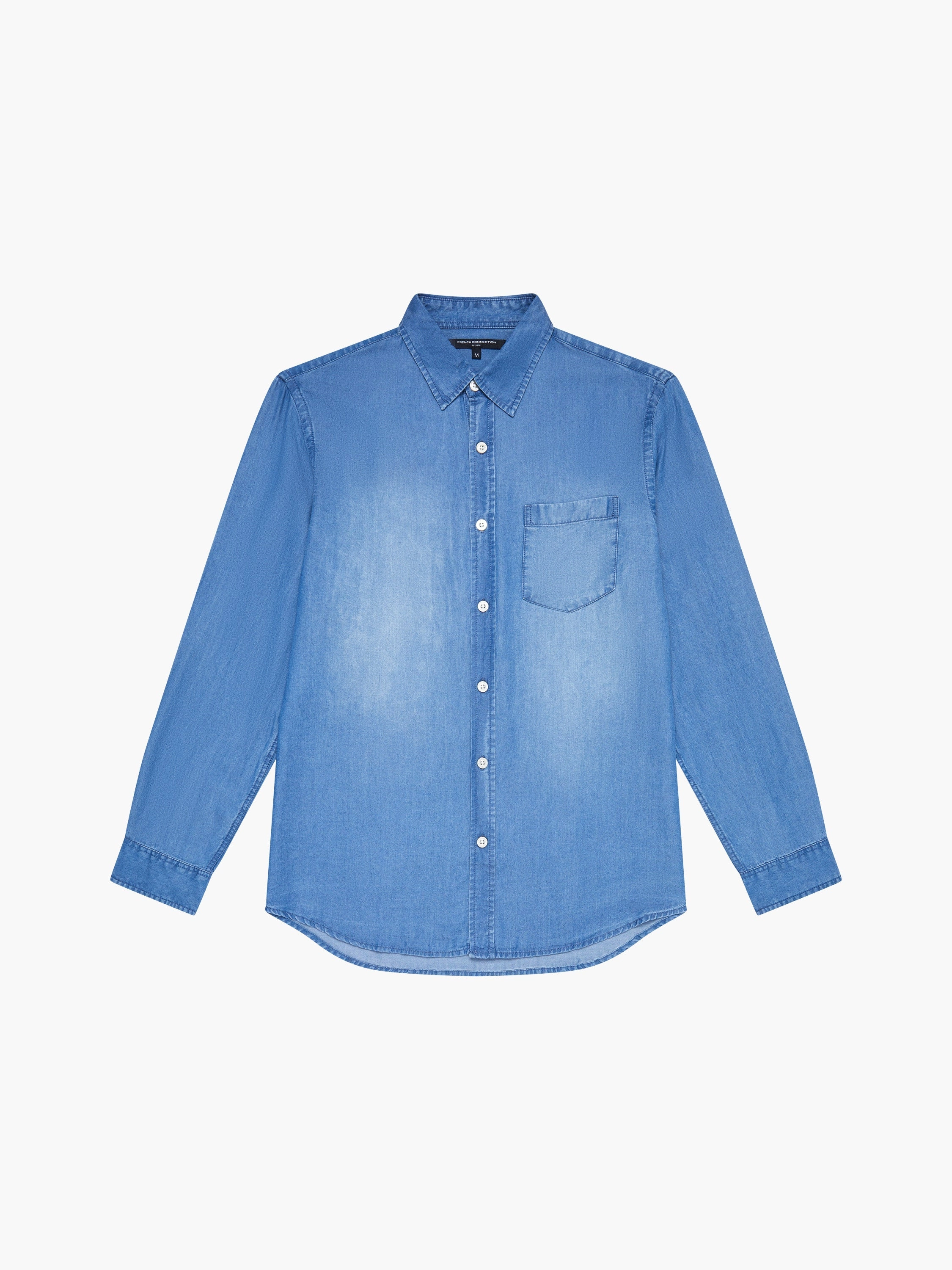Long Sleeve Denim Lyocell Shirt