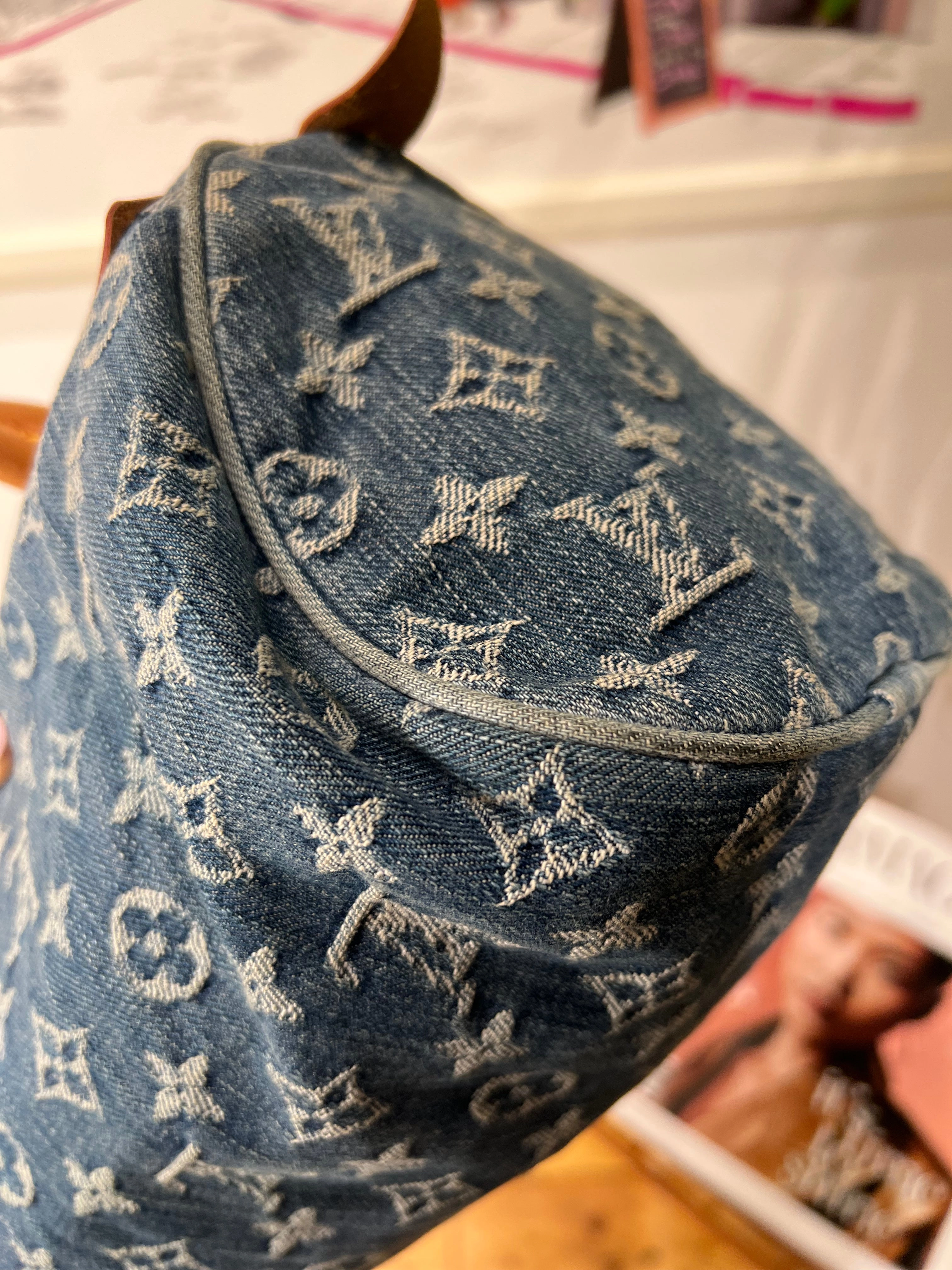 Louis Vuitton Denim Monogram & Leather Neo Speedy