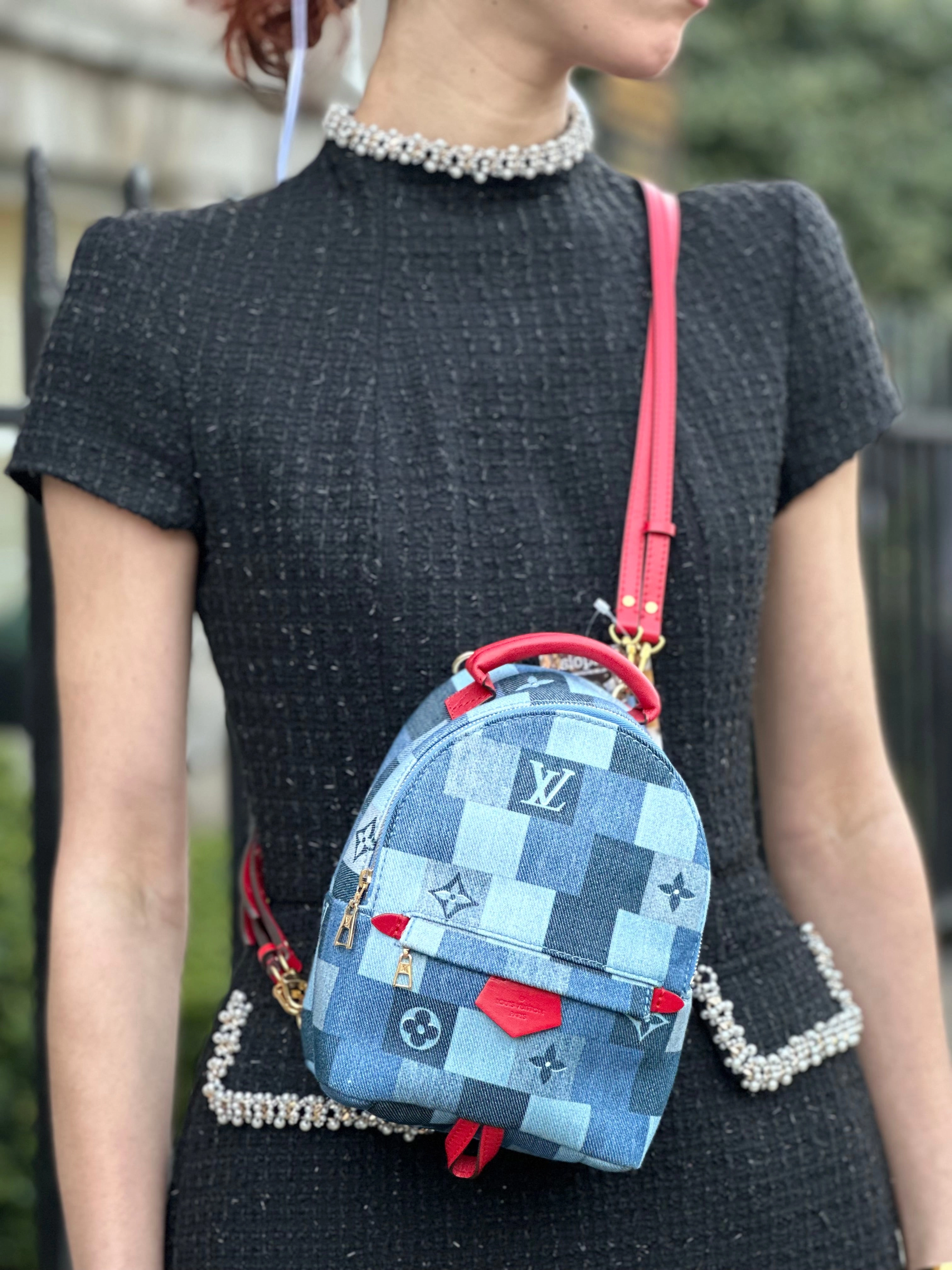 Louis Vuitton Denim Palm Spring Mini Backpack