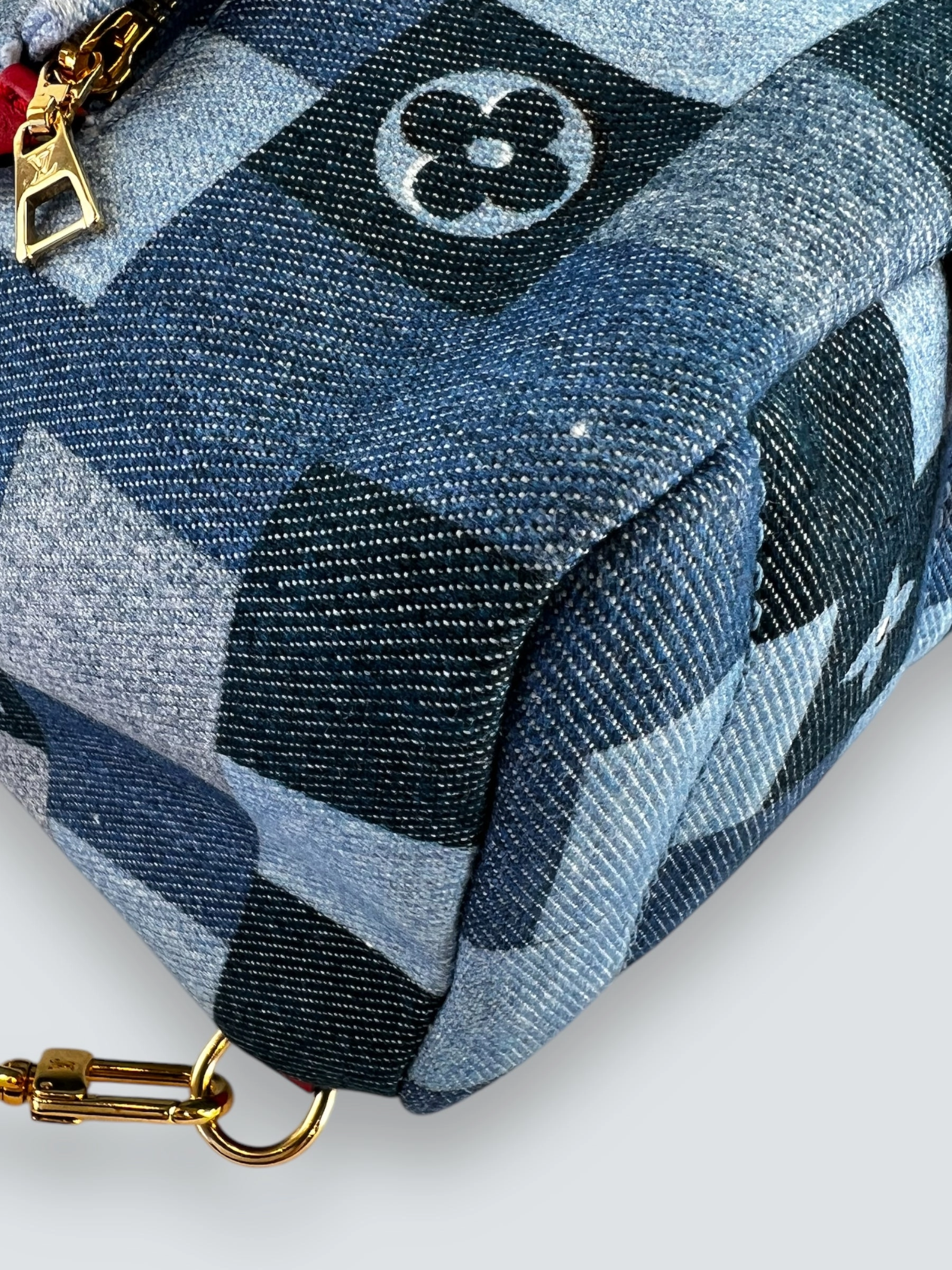 Louis Vuitton Denim Palm Spring Mini Backpack
