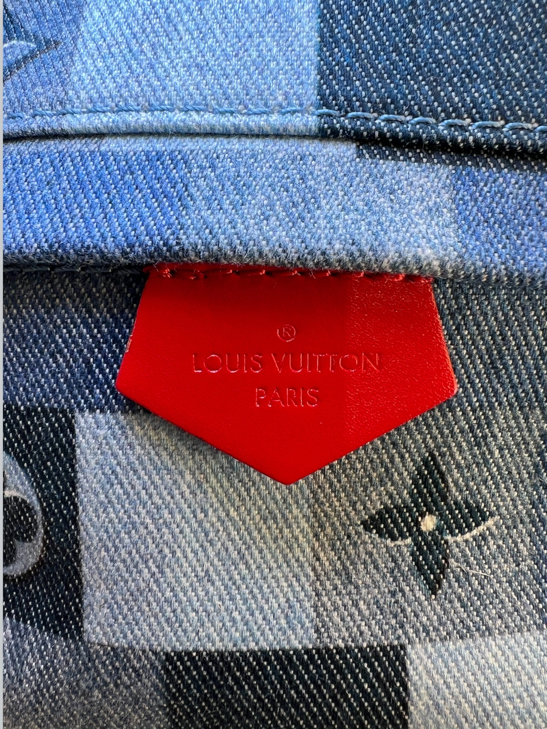 Louis Vuitton Denim Palm Spring Mini Backpack