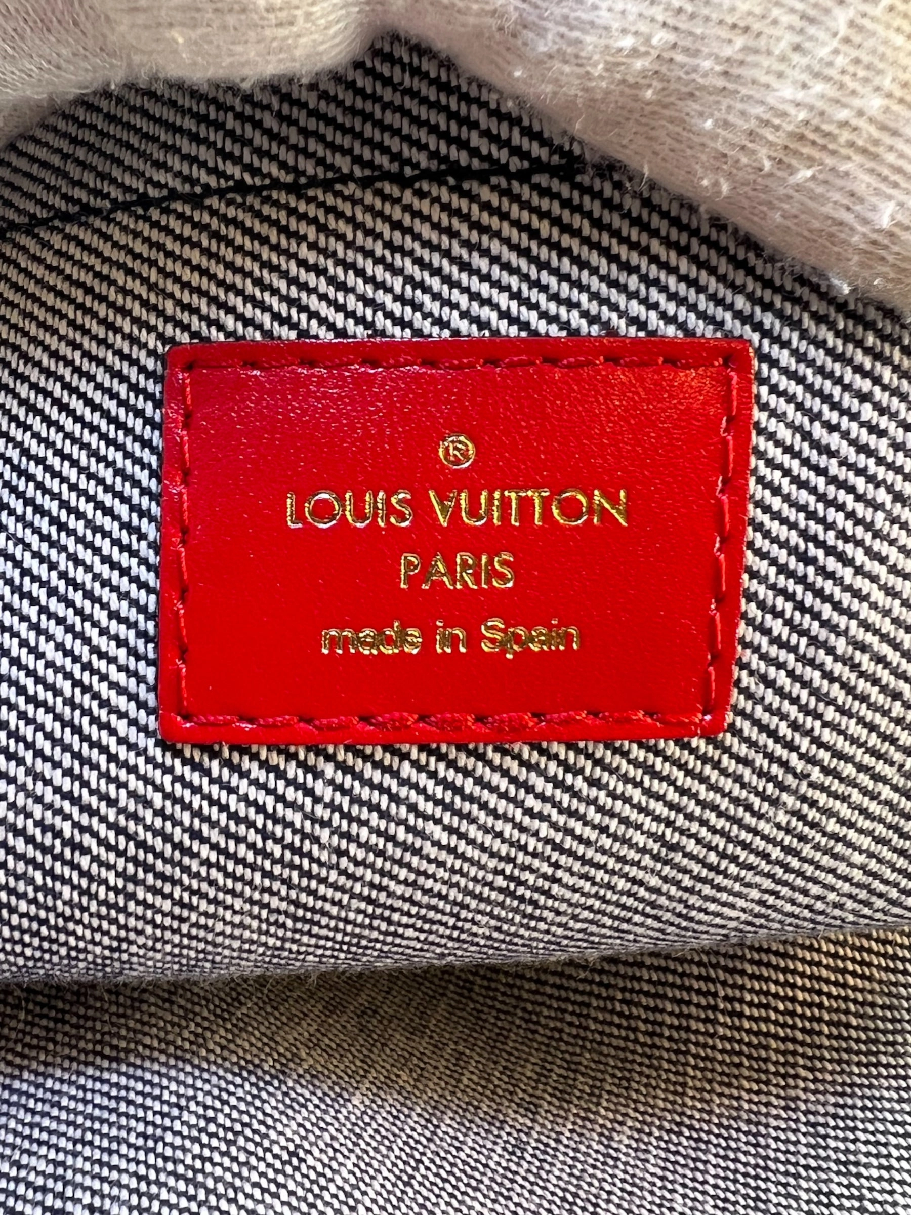 Louis Vuitton Denim Palm Spring Mini Backpack