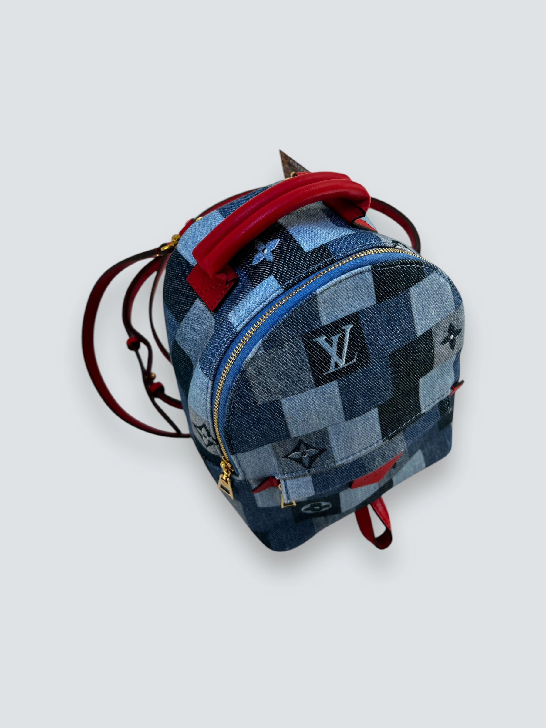 Louis Vuitton Denim Palm Spring Mini Backpack