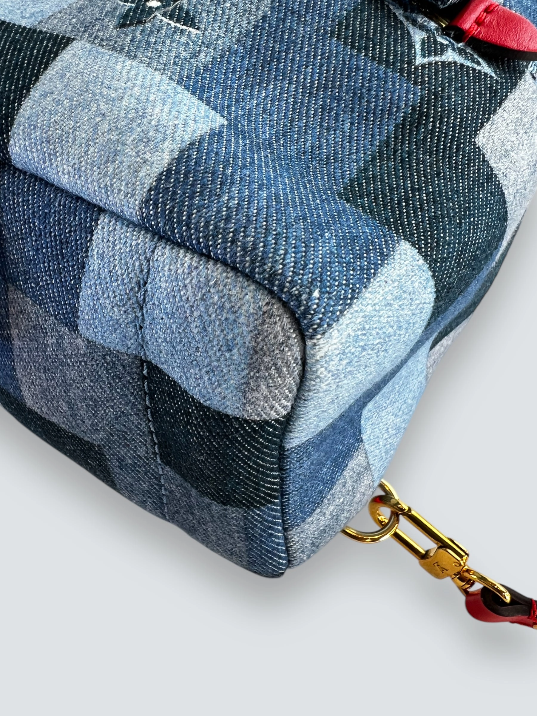 Louis Vuitton Denim Palm Spring Mini Backpack