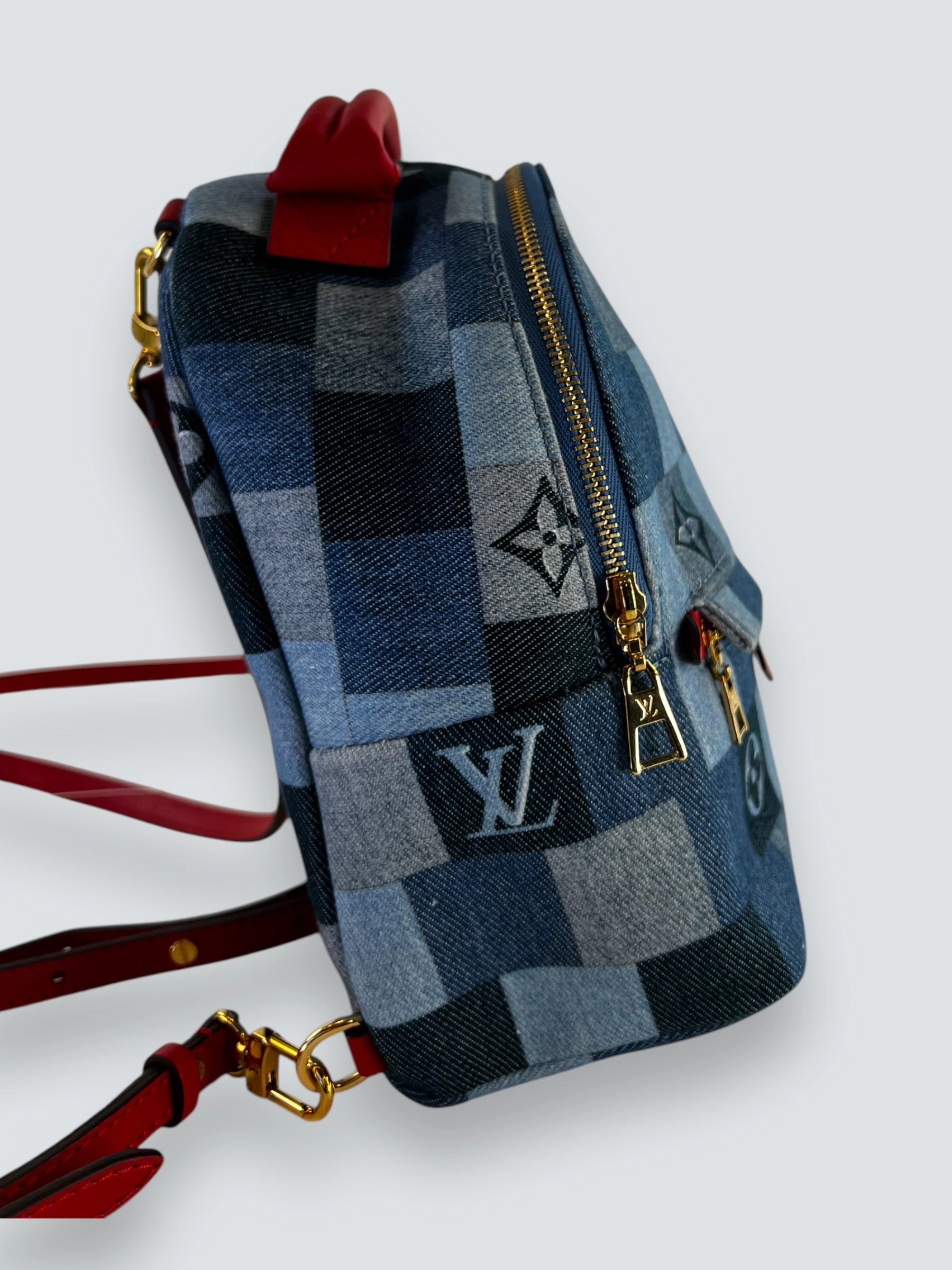 Louis Vuitton Denim Palm Spring Mini Backpack