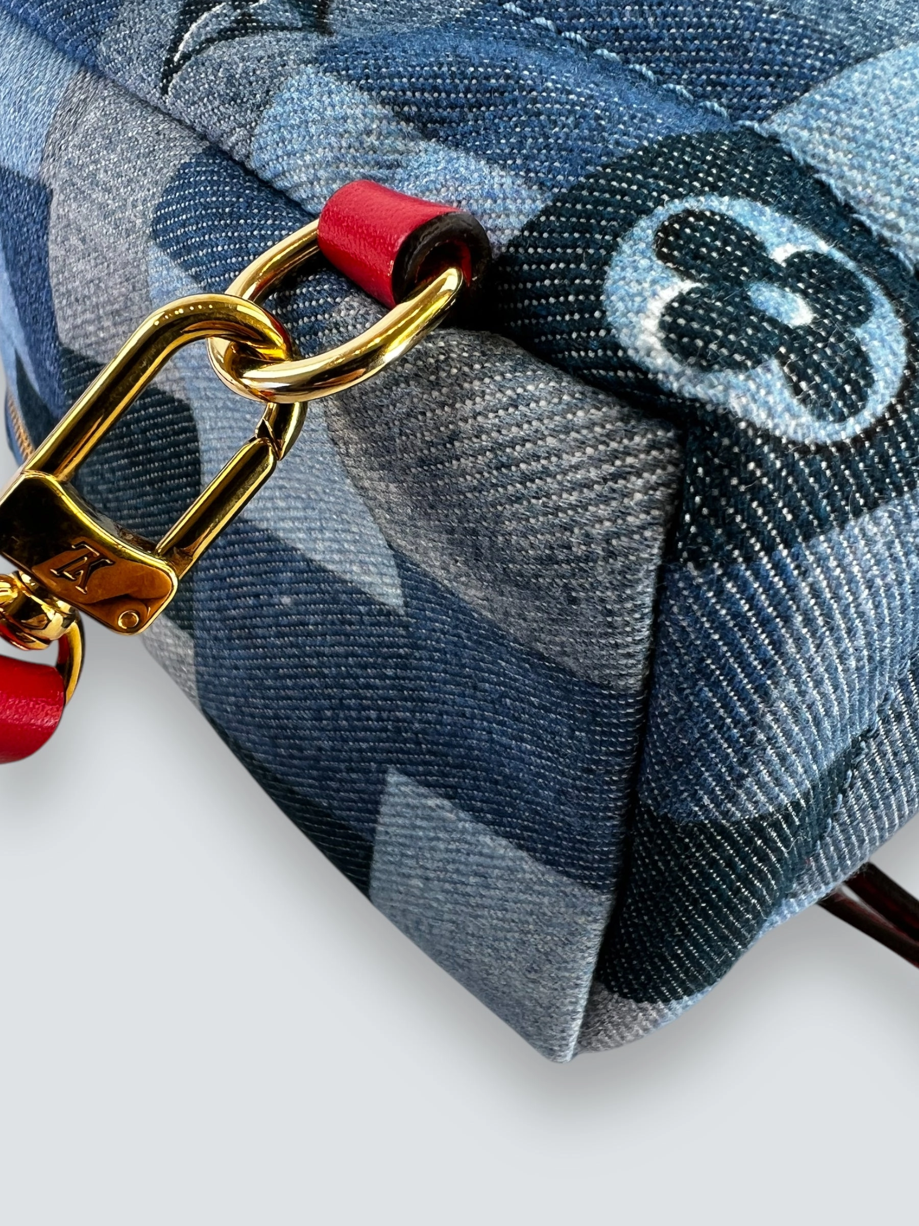 Louis Vuitton Denim Palm Spring Mini Backpack