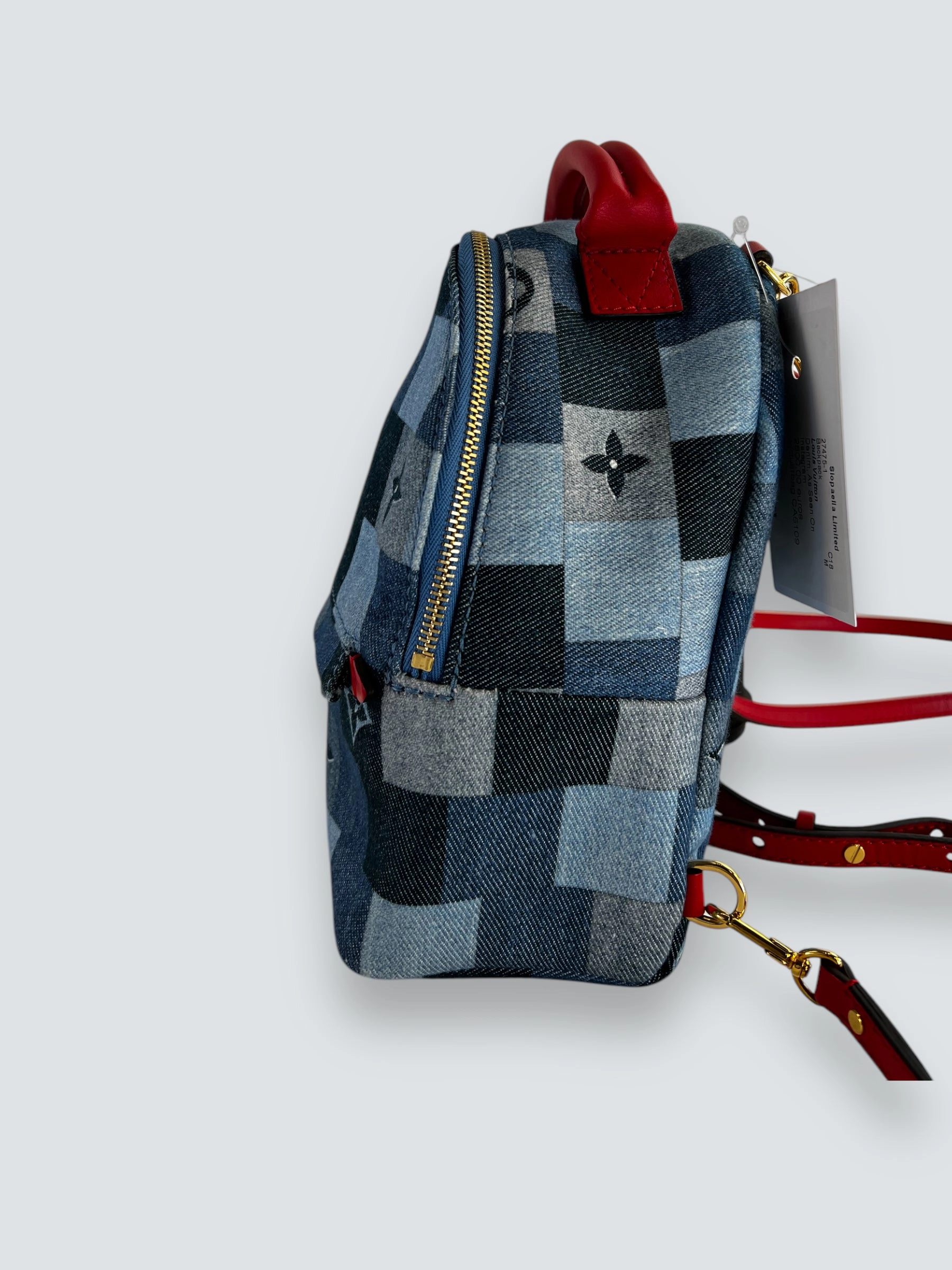 Louis Vuitton Denim Palm Spring Mini Backpack