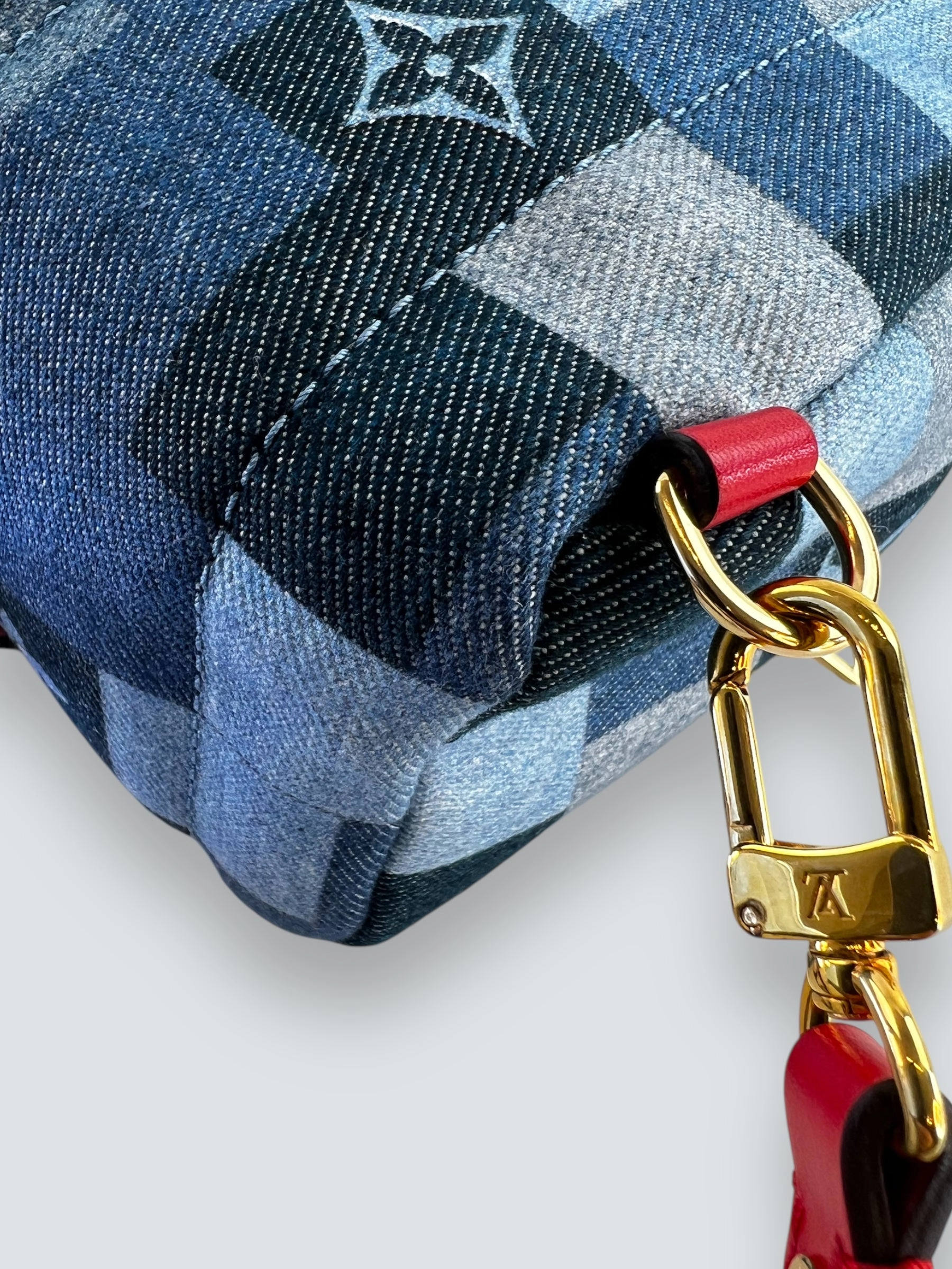 Louis Vuitton Denim Palm Spring Mini Backpack