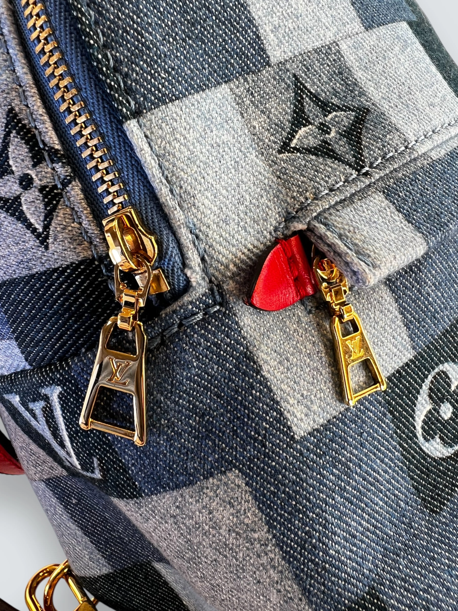 Louis Vuitton Denim Palm Spring Mini Backpack