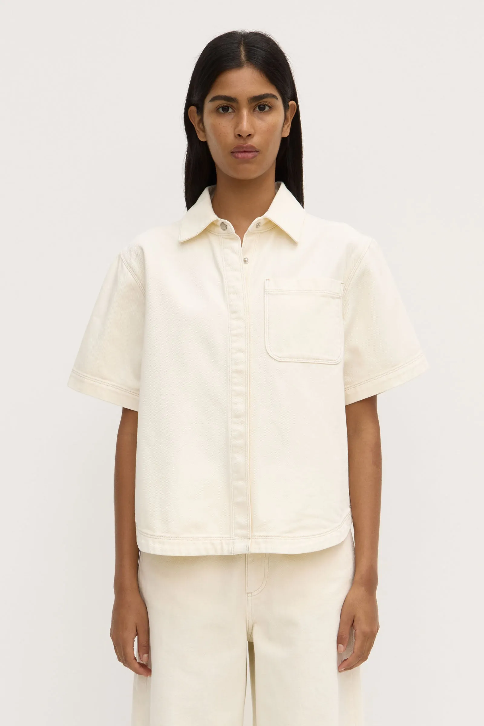 Marlow Boxy Denim Shirt
