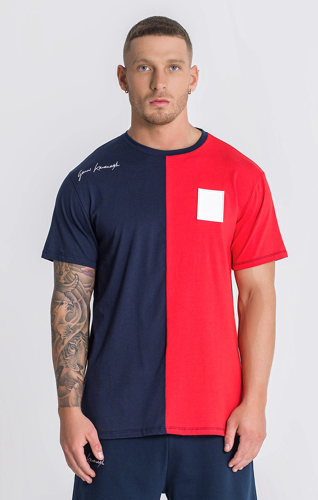 Navy Blue Block Tee