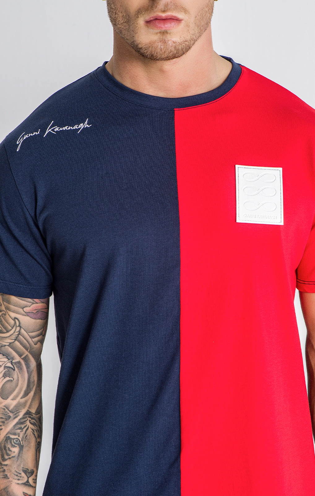 Navy Blue Block Tee