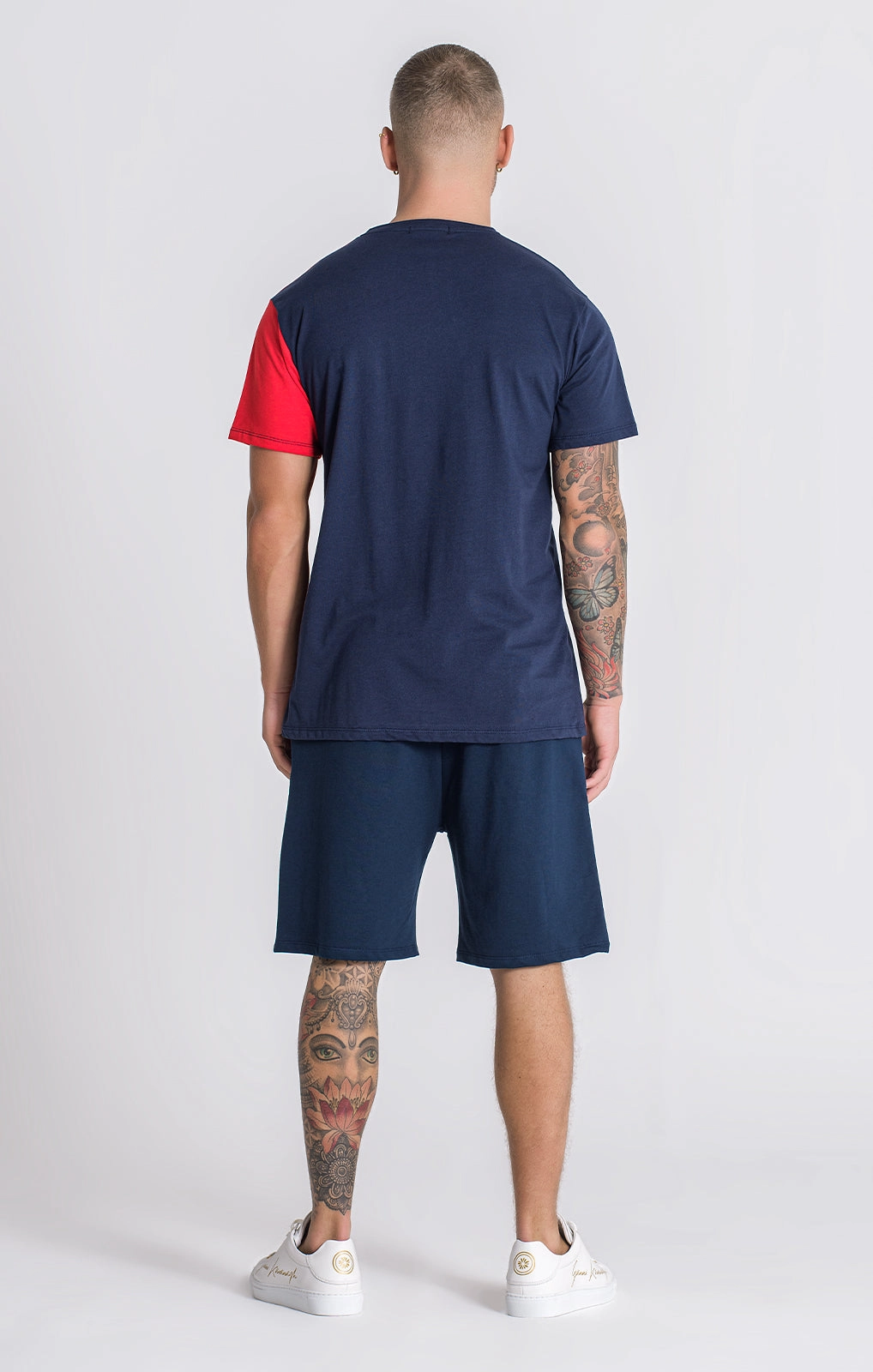 Navy Blue Block Tee