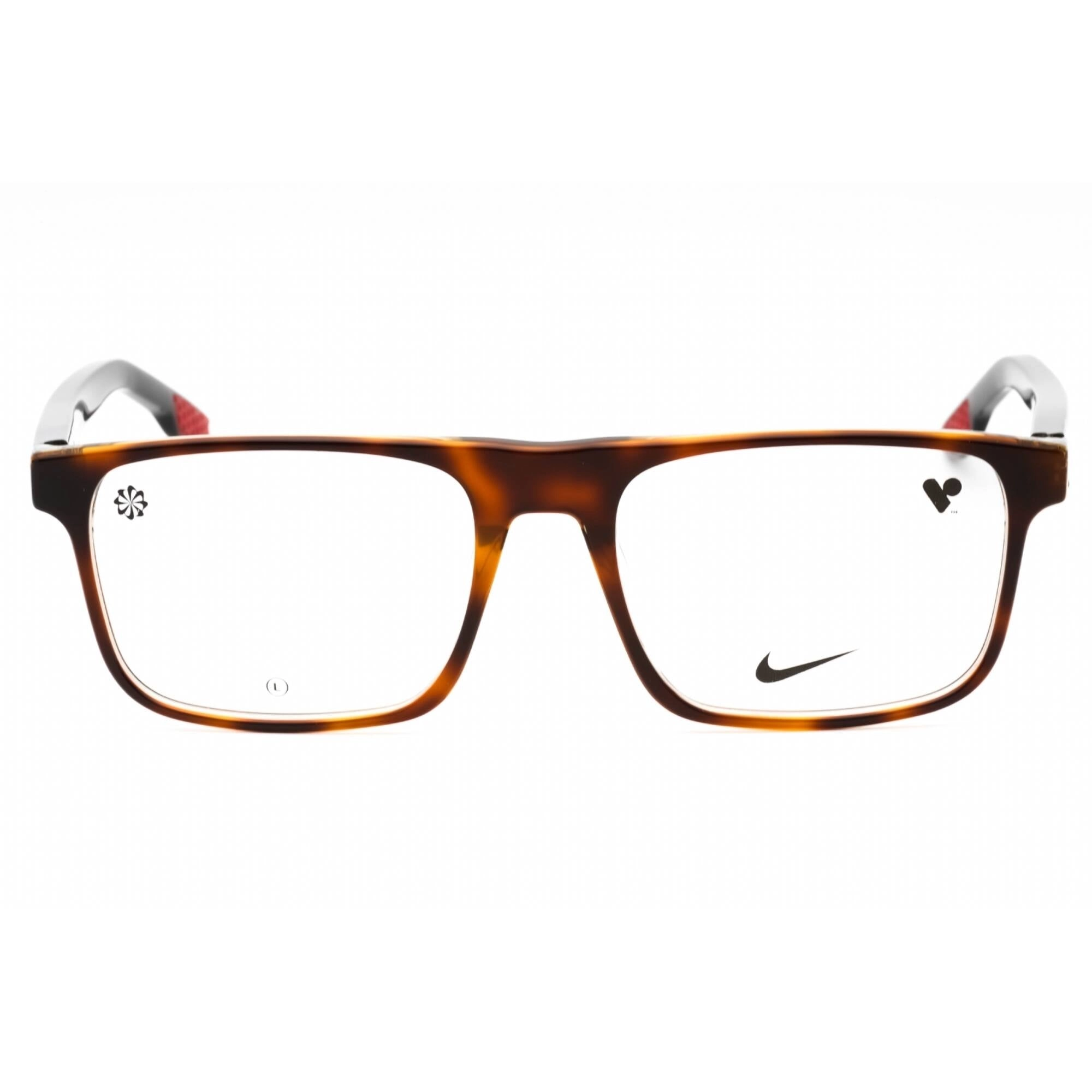 Nike Men's Eyeglasses - Tortoise/Crystal Smoke Acetate Full Rim Frame | NIKE 7161 242
