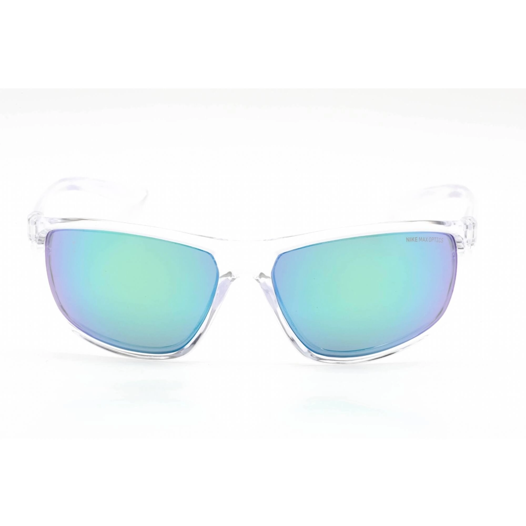 Nike Men's Sunglasses - Clear/Grey Plastic Frame Green Lens | ADRENALINE M EV1113 901