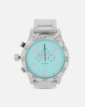 Nixon X Culture Kings 51-30 Chrono Silver/Turquoise