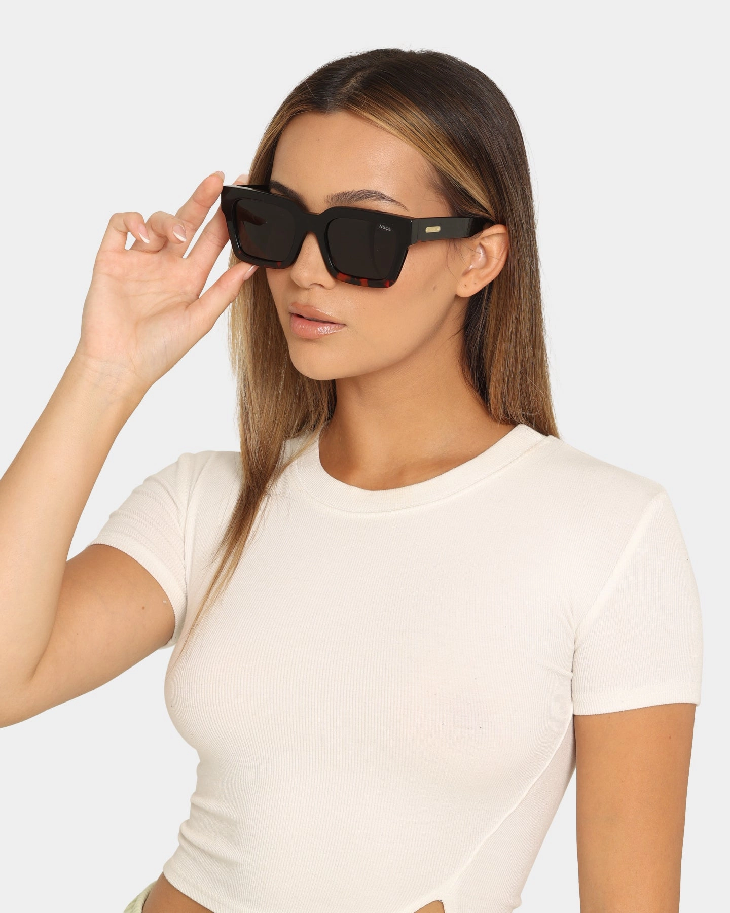 NUQE Jones XL Sunglasses Black/Tortoise