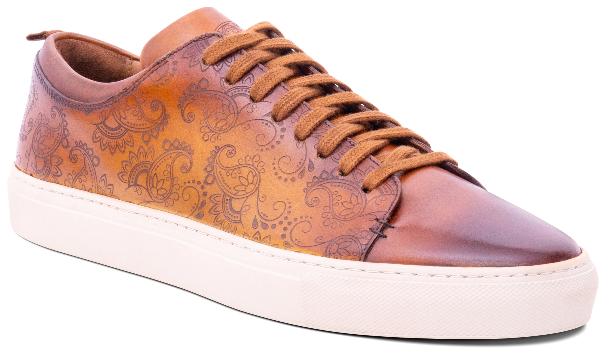 Paisely - Cedar Hand Painted