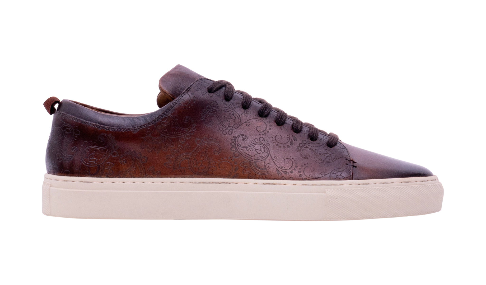 Paisely - Chestnut Hand Painted
