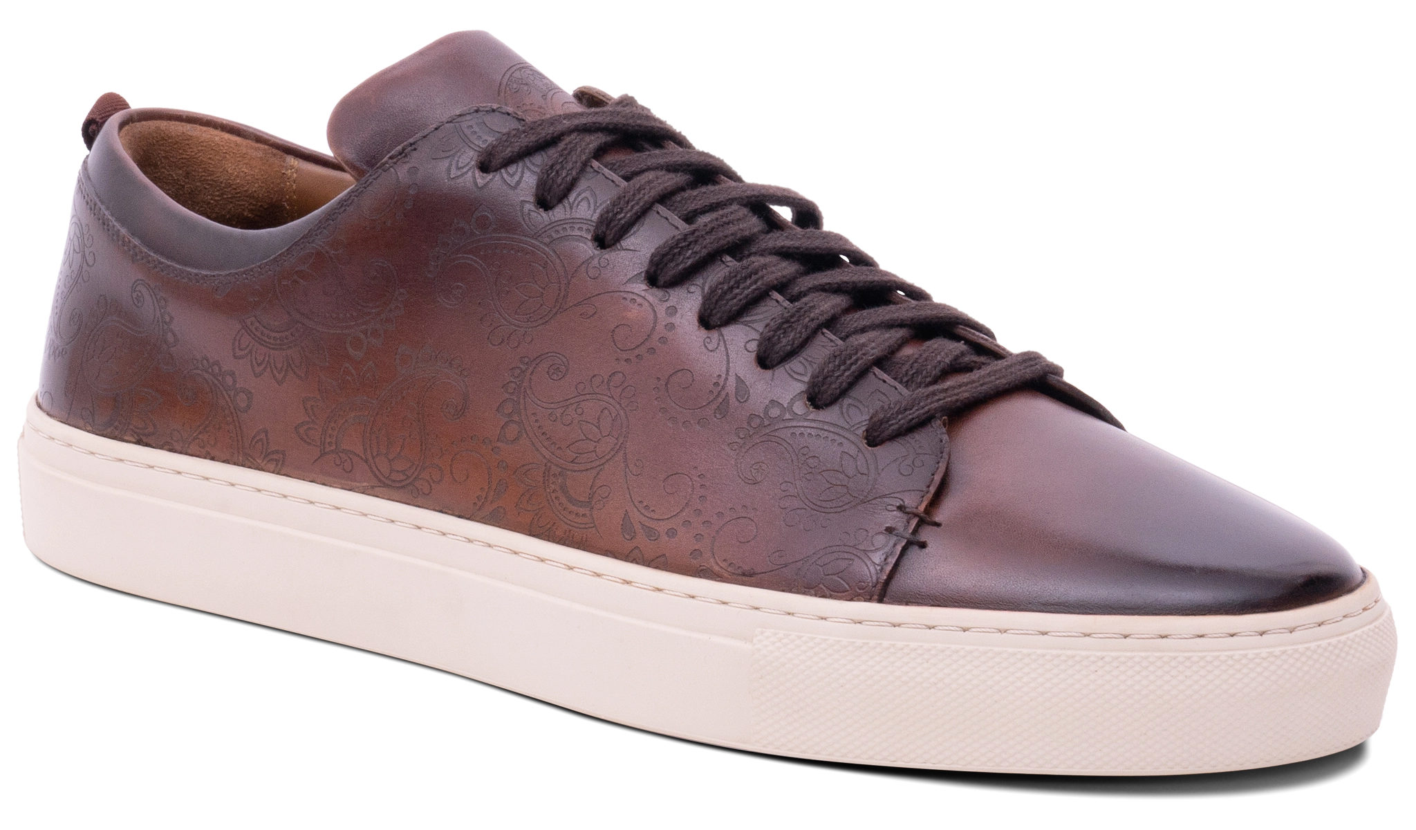 Paisely - Chestnut Hand Painted