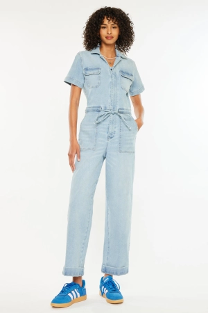 Paula Wide Leg Coveralls