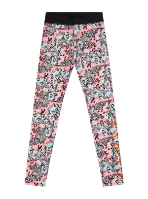 Pink Butterfly Printed Active Leggings (7-16)