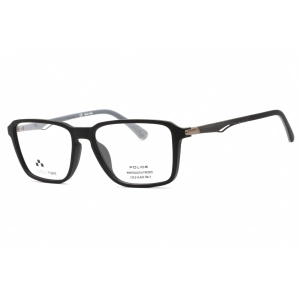 Police Men's Eyeglasses - Semi Matte Black Injected Propionate Square | VPLF05M 0U28