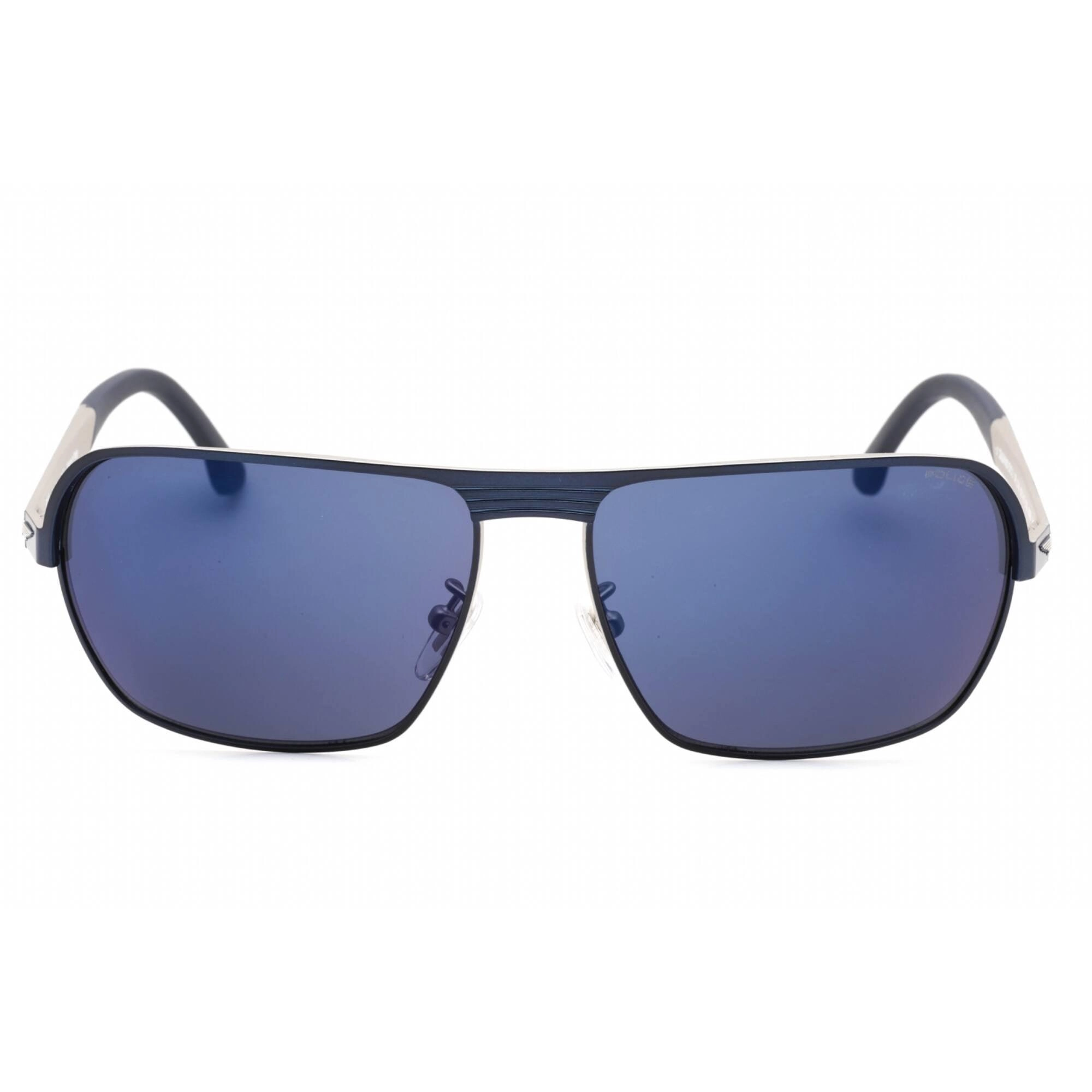 Police Men's Sunglasses - Matte Palladium Metal Aviator Shape Frame | SPLC36M 502B