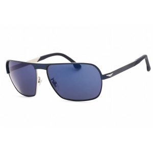 Police Men's Sunglasses - Matte Palladium Metal Aviator Shape Frame | SPLC36M 502B