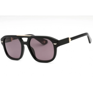 Police Men's Sunglasses - Shiny Black Plastic Pilot Full Rim Shape Frame| SPLL19 0700