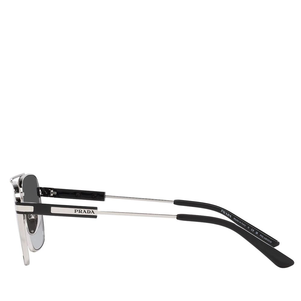 Prada Metal Man Sunglass Silver