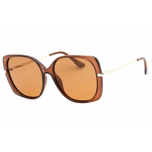 Prive Revaux Women's Sunglasses - Amber Lens Plastic Square Frame | Vintage Babe Latte
