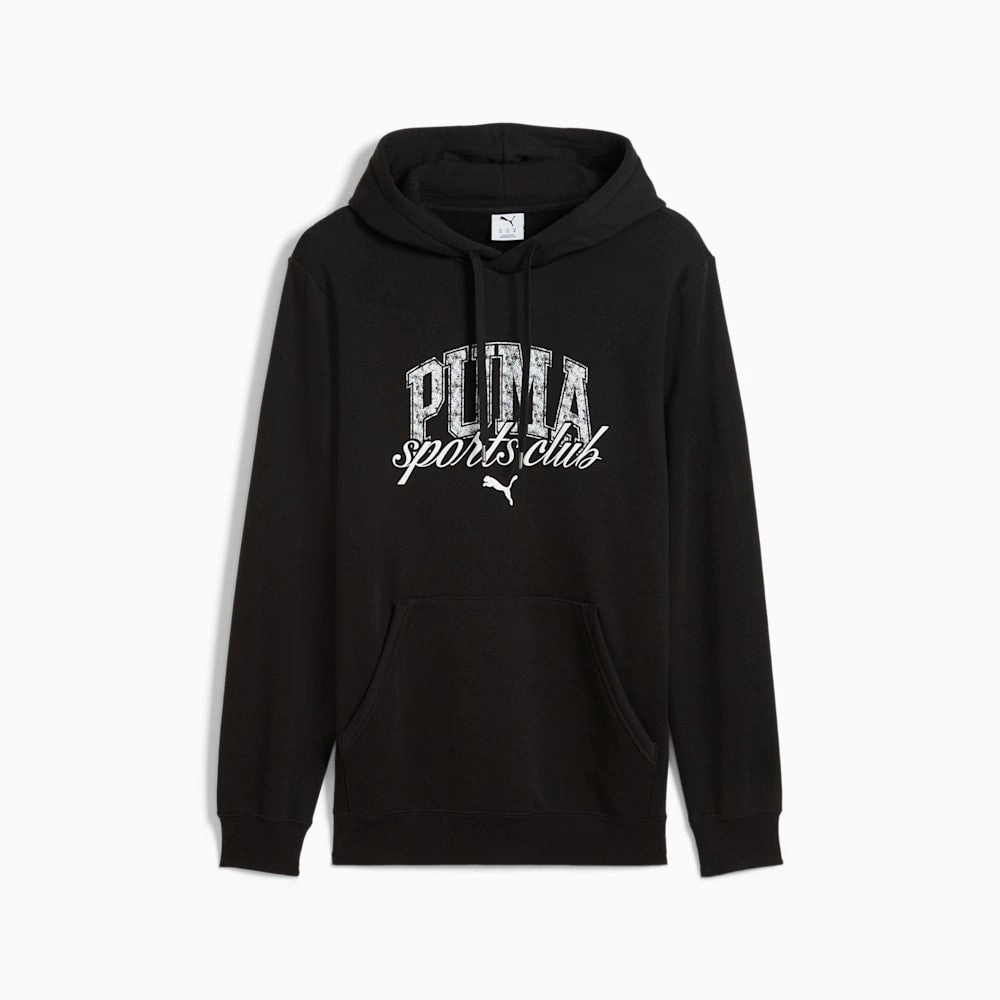 PUMA MEN'S CLASS FRENCH TERRY BLACK HOODIE