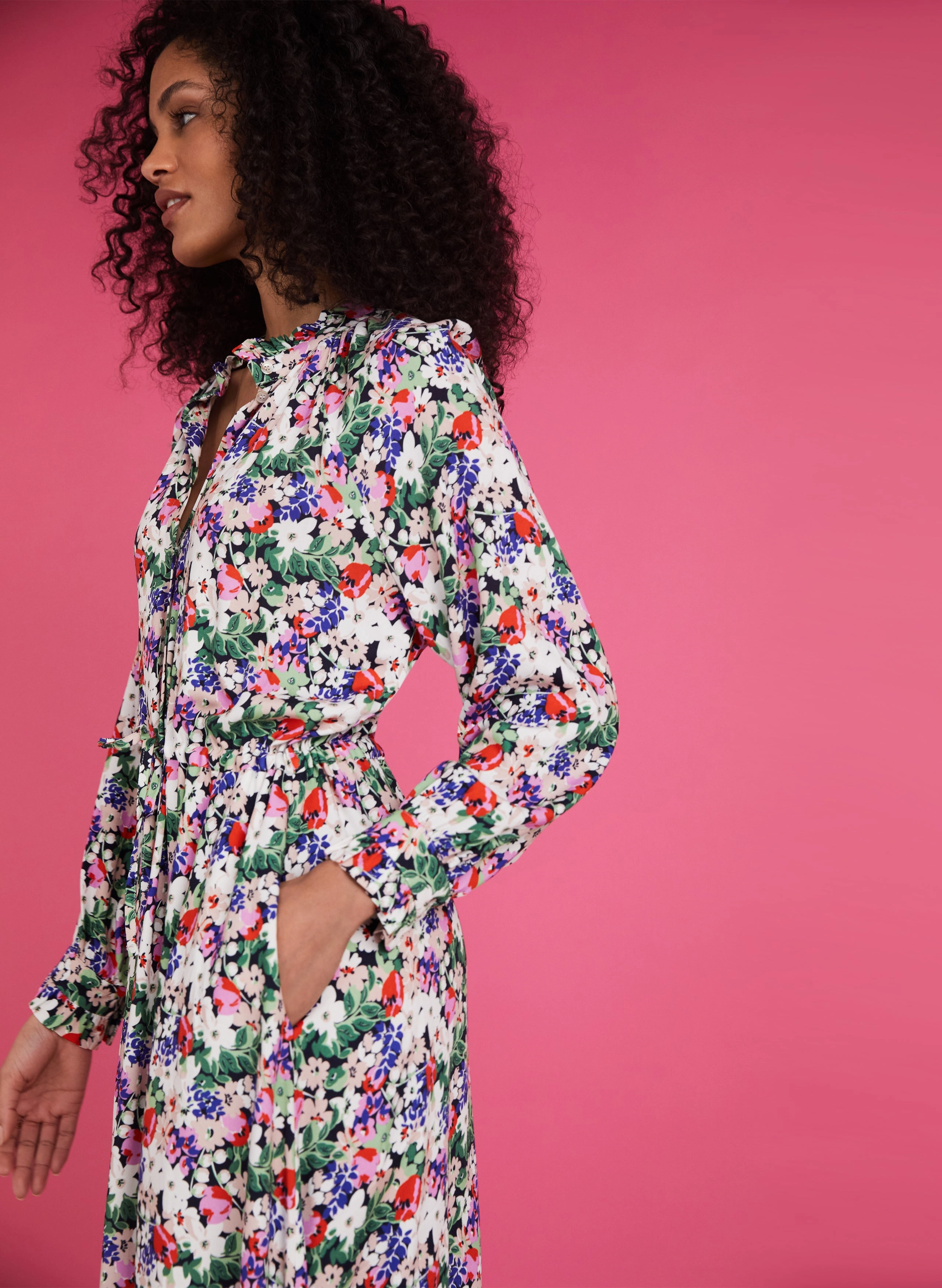 RENT - Luna Midi Dress with Livaeco