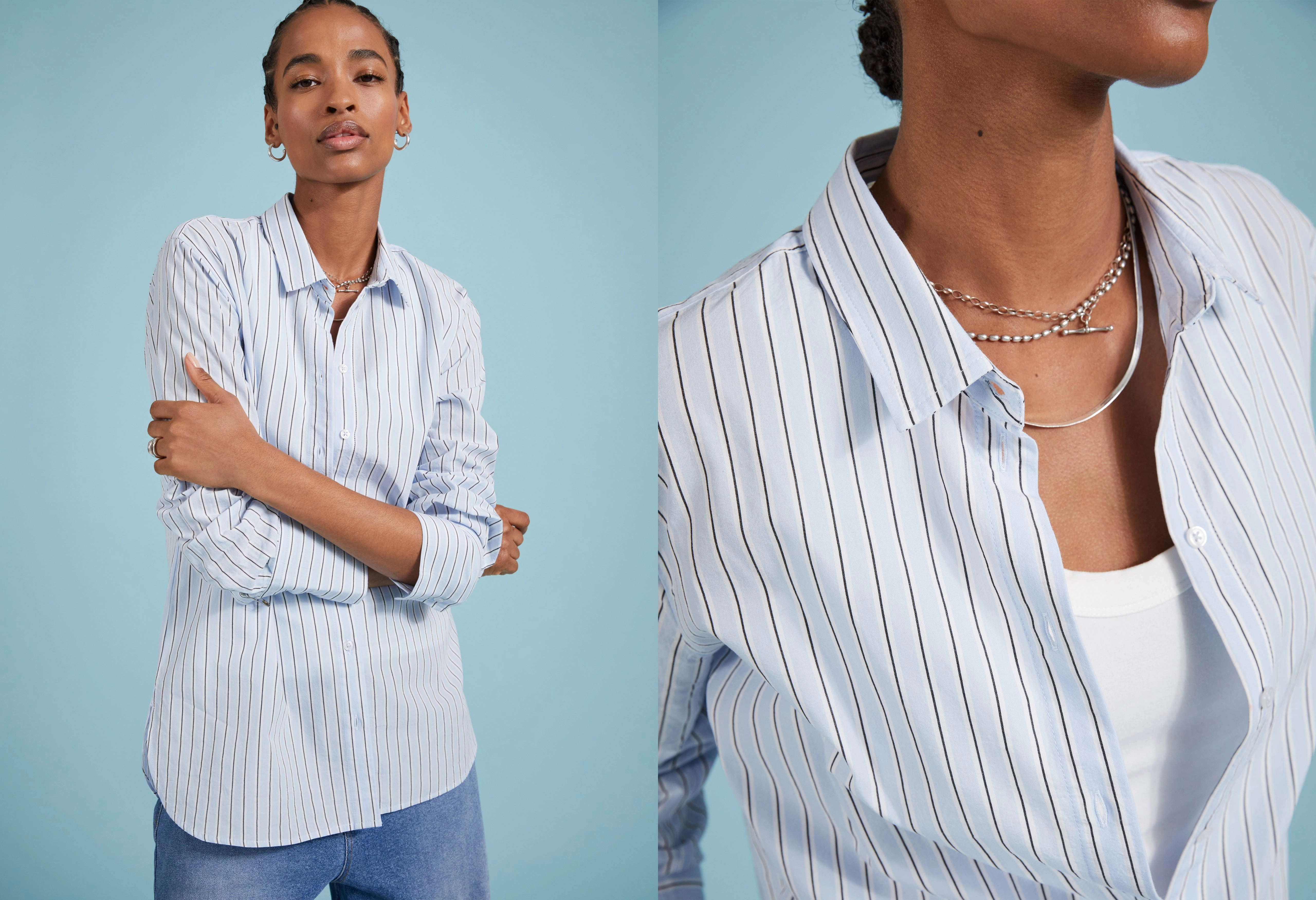 Rishma Organic Cotton Stripe Shirt