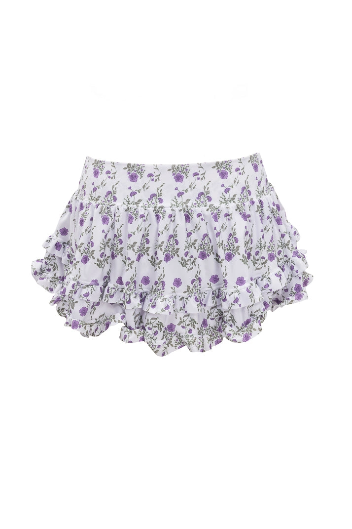 Rita Ruffle Skirt in Maeve Floral