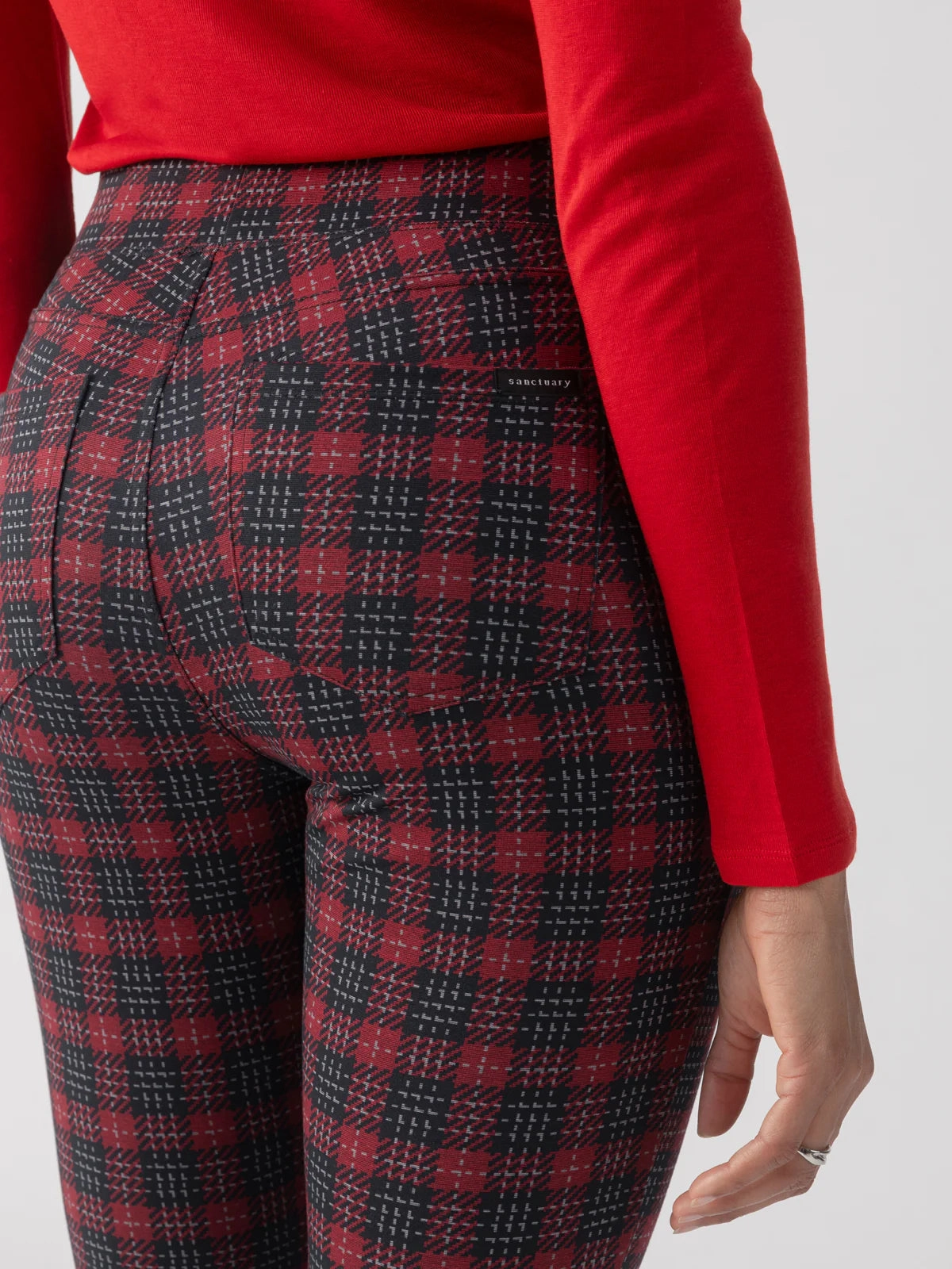 Runway Mars Red Checkered Bottoms